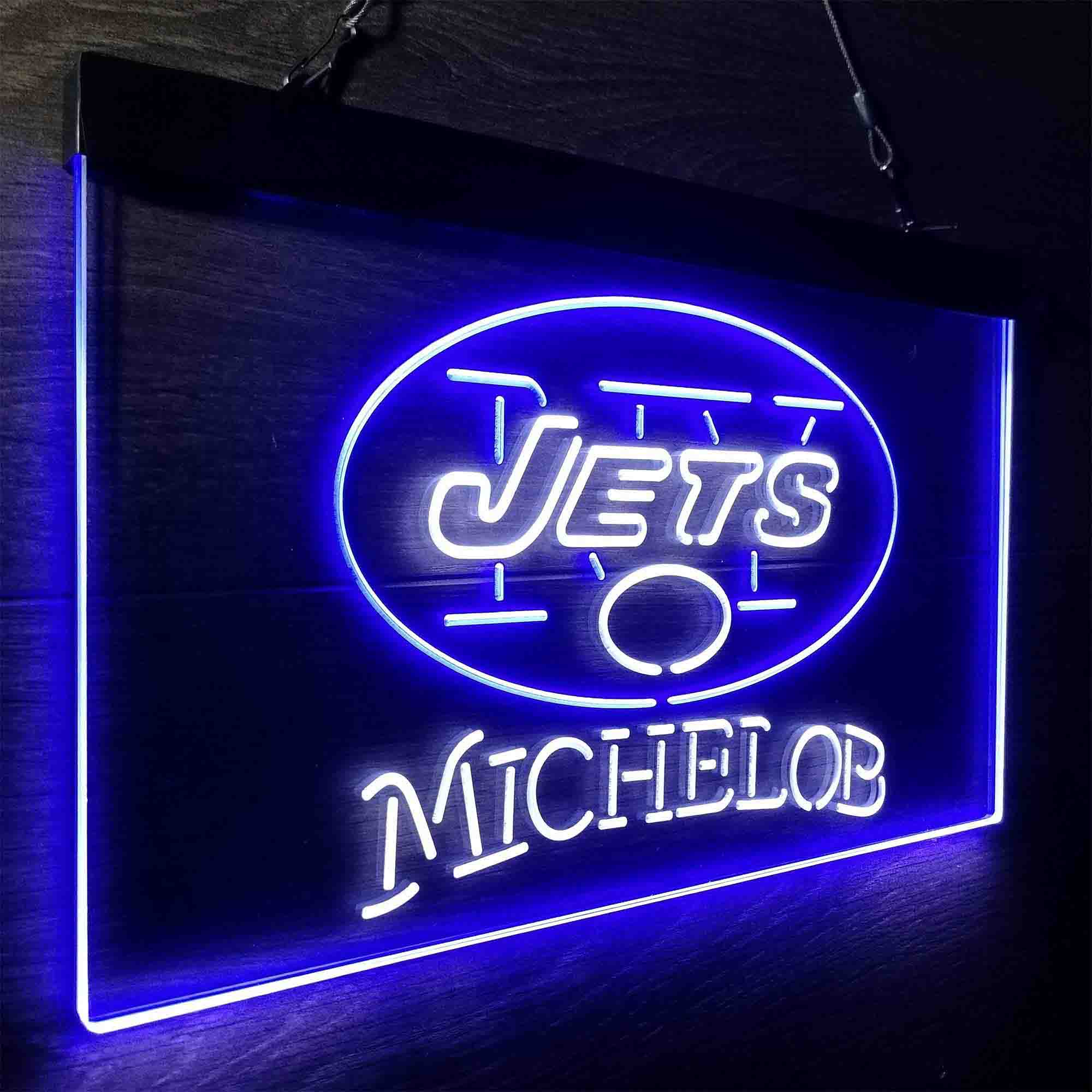 Michelob Bar New York Jets Est. 1960 Neon-Like Led Light Sign