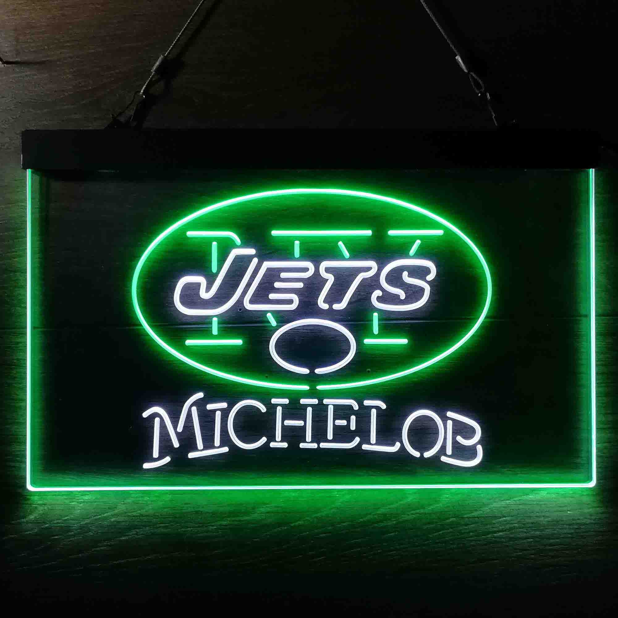 Michelob Bar New York Jets Est. 1960 Neon-Like LED Sign