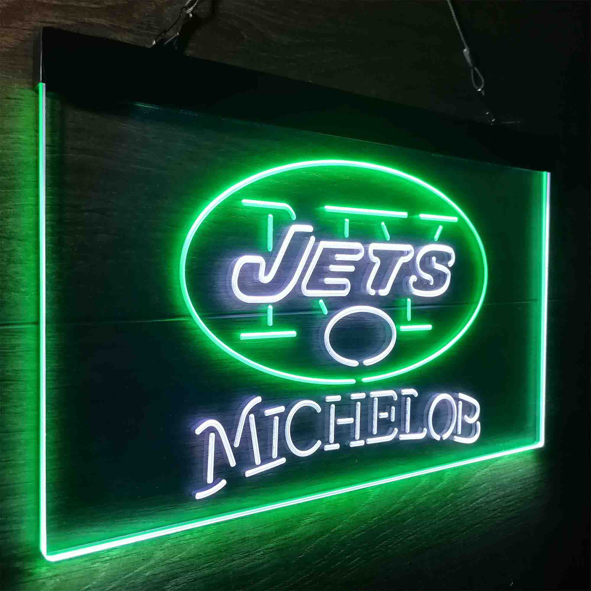 Michelob Bar New York Jets Est. 1960 Neon-Like Led Light Sign