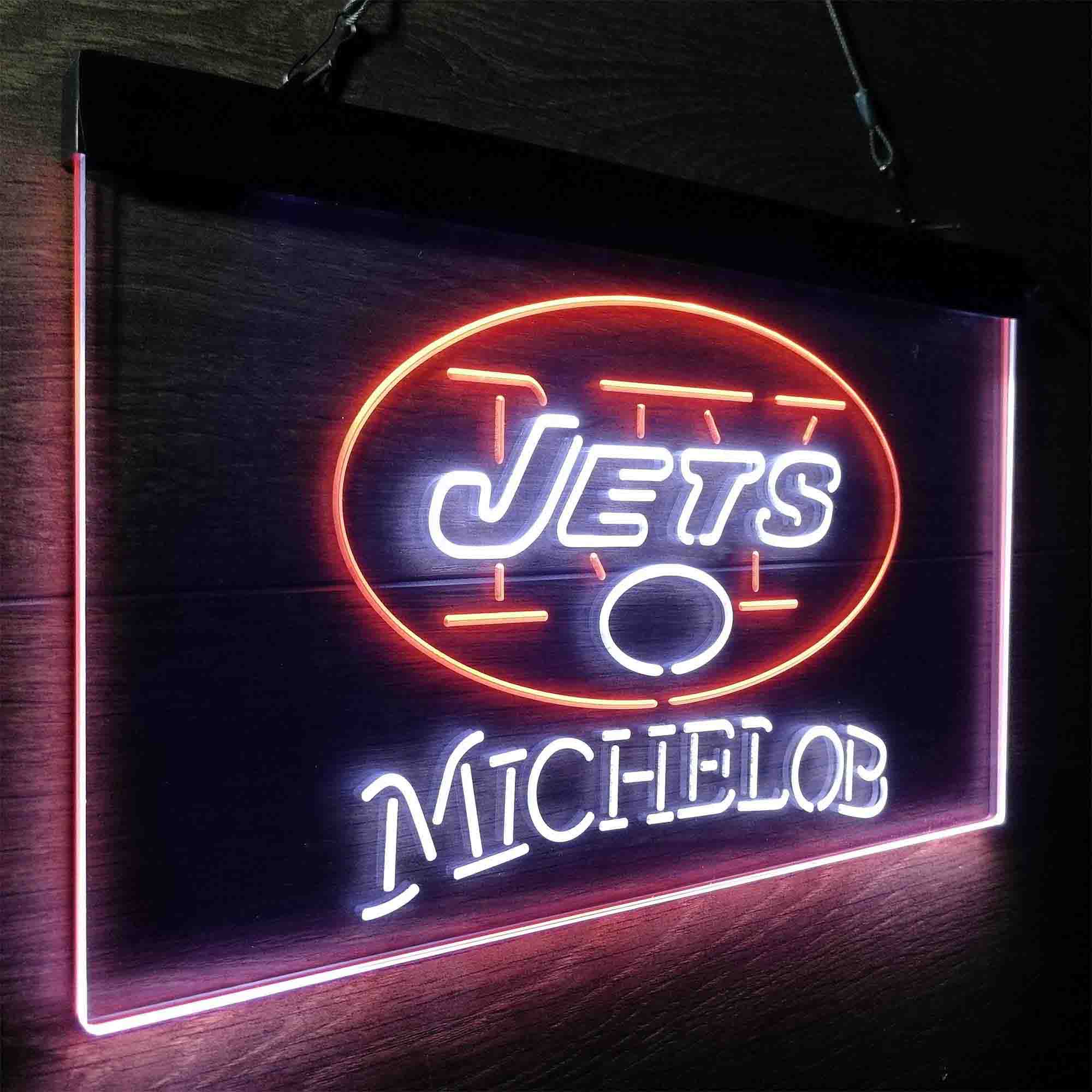 Michelob Bar New York Jets Est. 1960 Neon-Like Led Light Sign