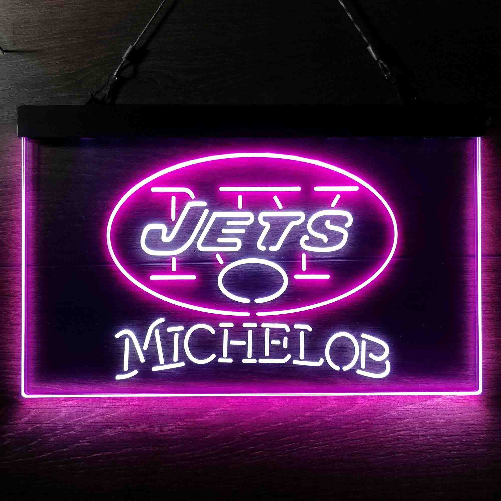 Michelob Bar New York Jets Est. 1960 Neon-Like Led Light Sign