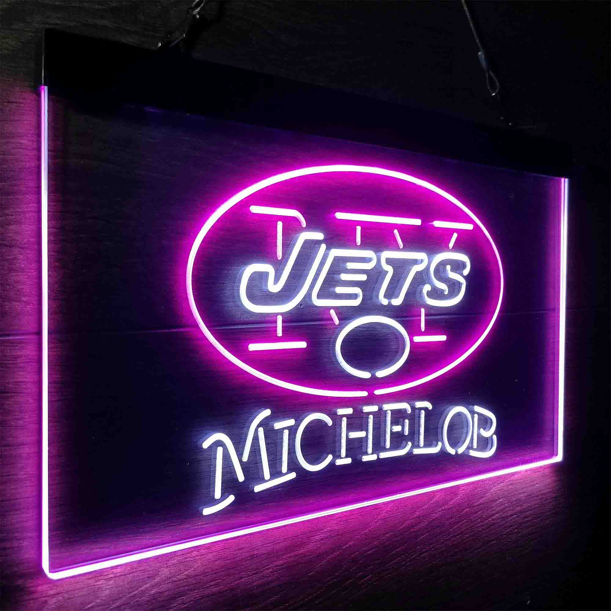 Michelob Bar New York Jets Est. 1960 Neon-Like Led Light Sign