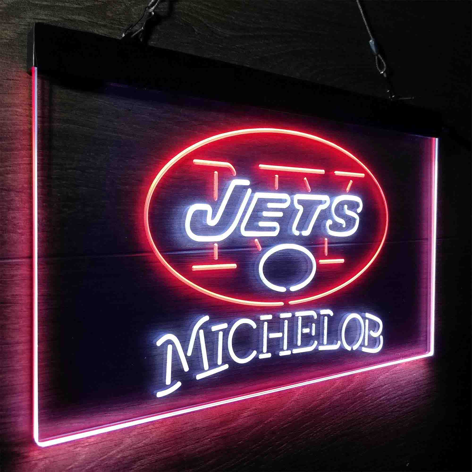 Michelob Bar New York Jets Est. 1960 Neon-Like Led Light Sign