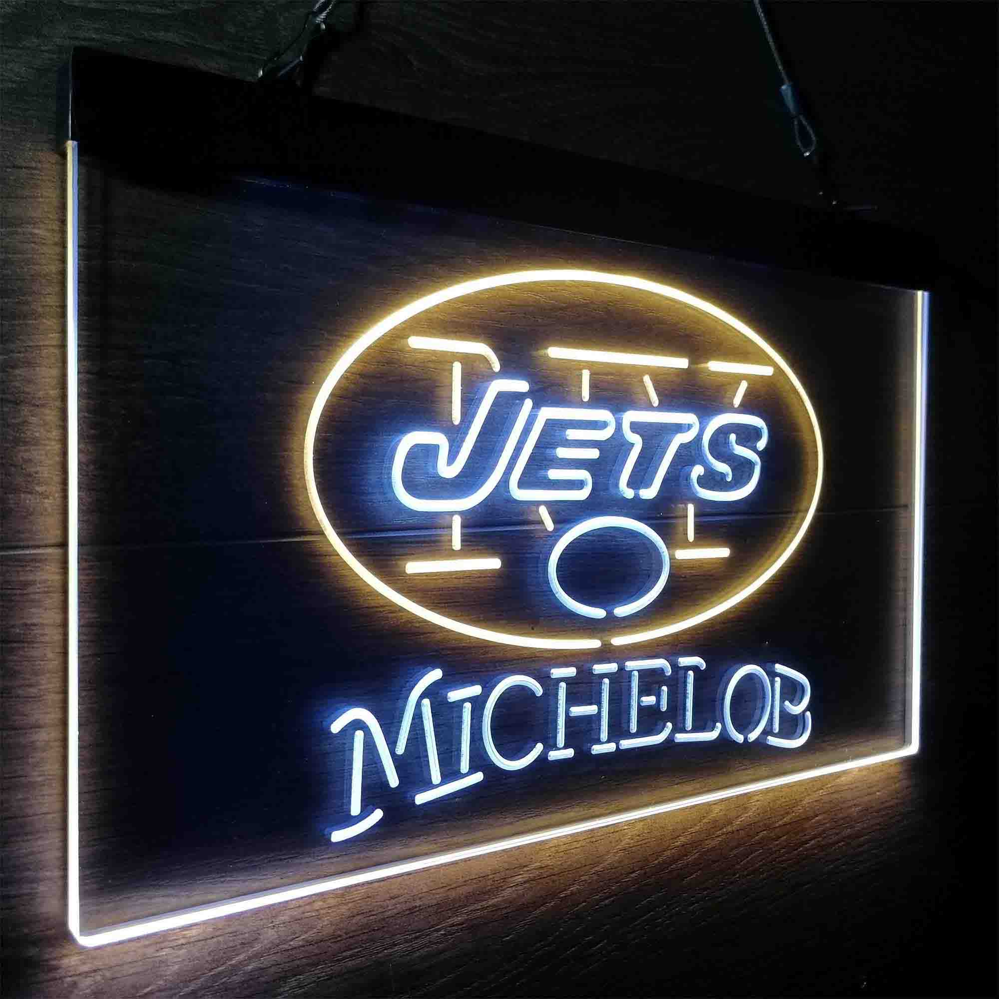 Michelob Bar New York Jets Est. 1960 Neon-Like Led Light Sign