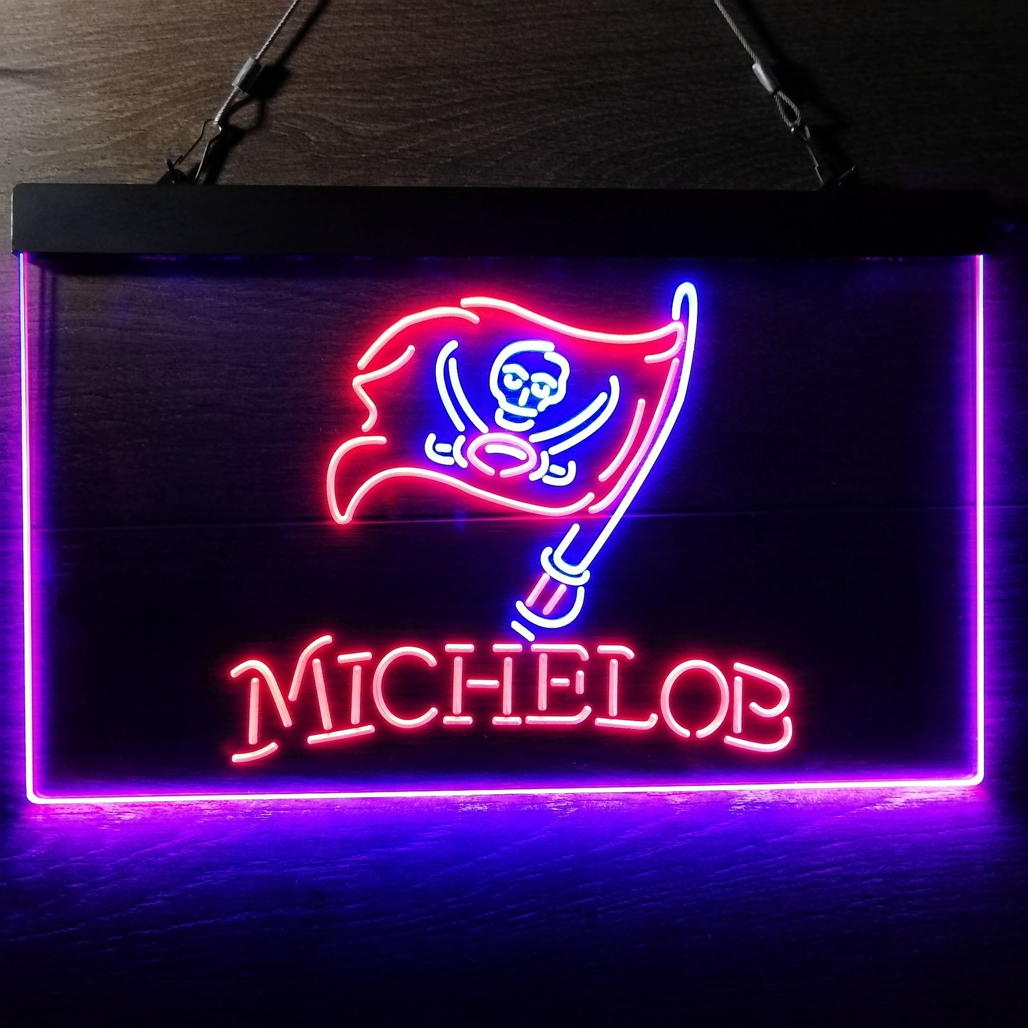 Michelob Bar Tampa Bay Buccaneers Est. 1976 Neon-Like Led Light Sign