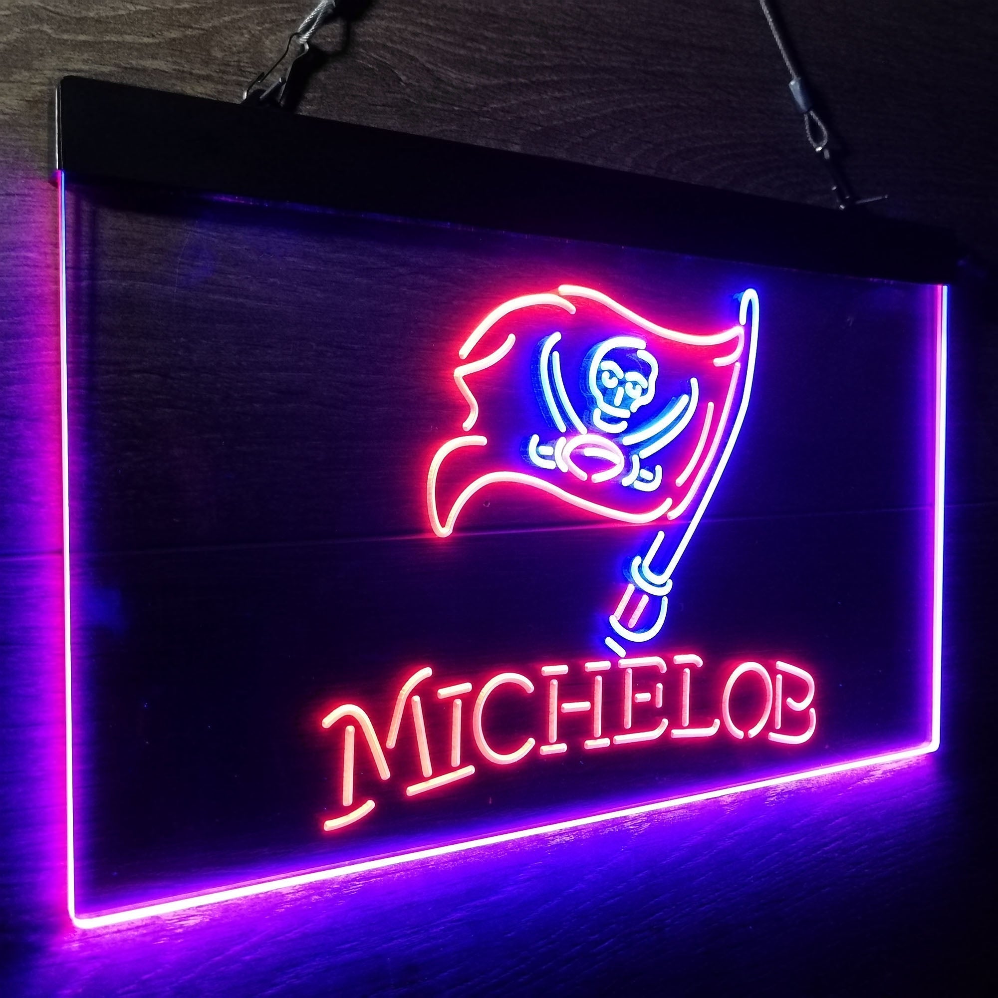 Michelob Bar Tampa Bay Buccaneers Est. 1976 Neon-Like Led Light Sign