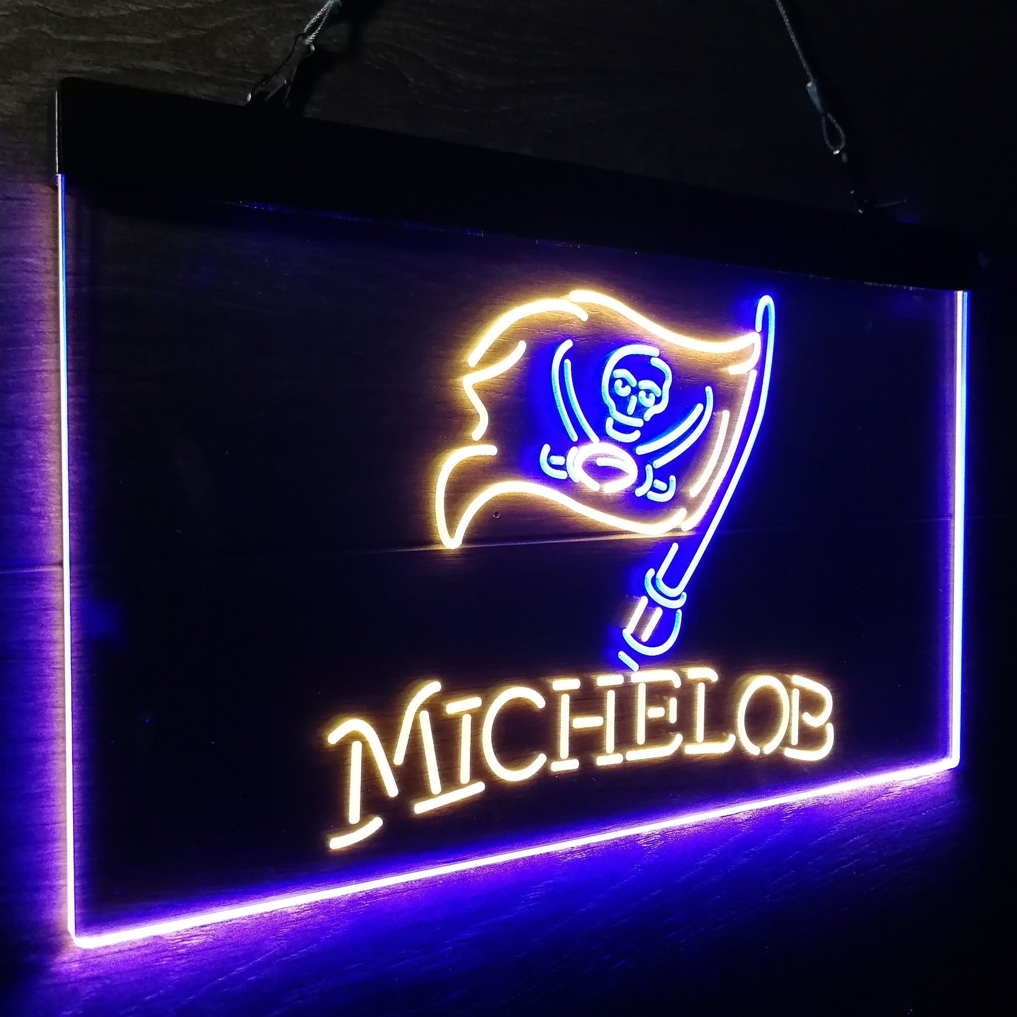 Michelob Bar Tampa Bay Buccaneers Est. 1976 Neon-Like Led Light Sign