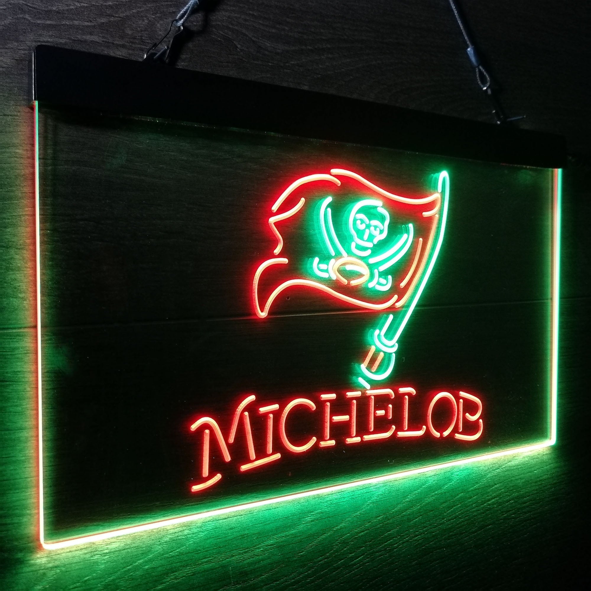 Michelob Bar Tampa Bay Buccaneers Est. 1976 Neon-Like Led Light Sign