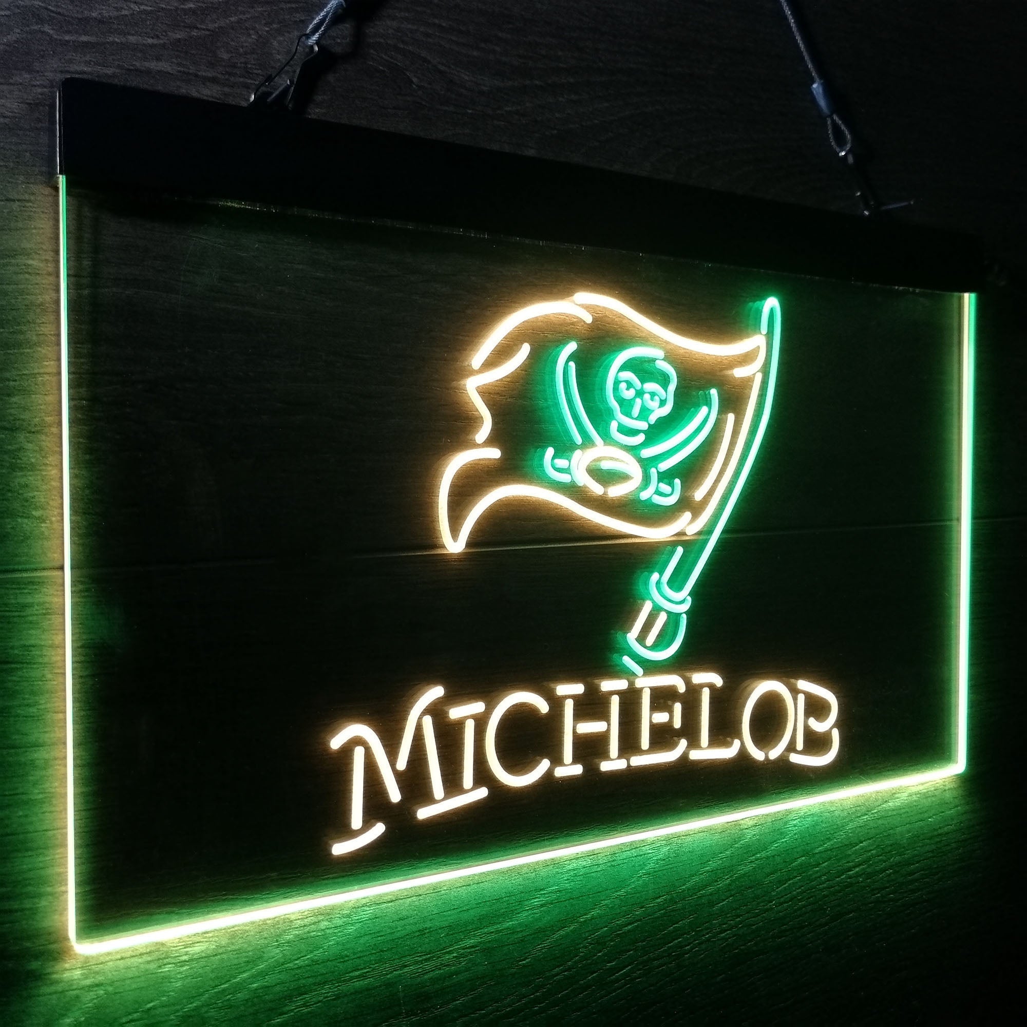 Michelob Bar Tampa Bay Buccaneers Est. 1976 Neon-Like Led Light Sign