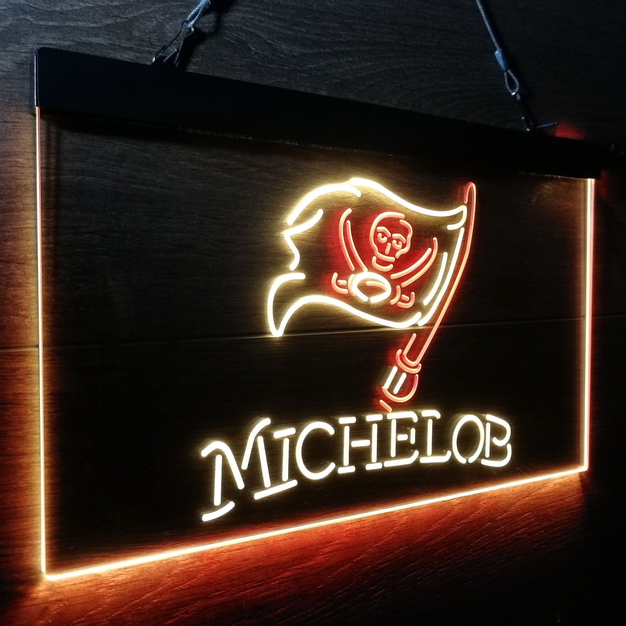 Michelob Bar Tampa Bay Buccaneers Est. 1976 Neon-Like Led Light Sign