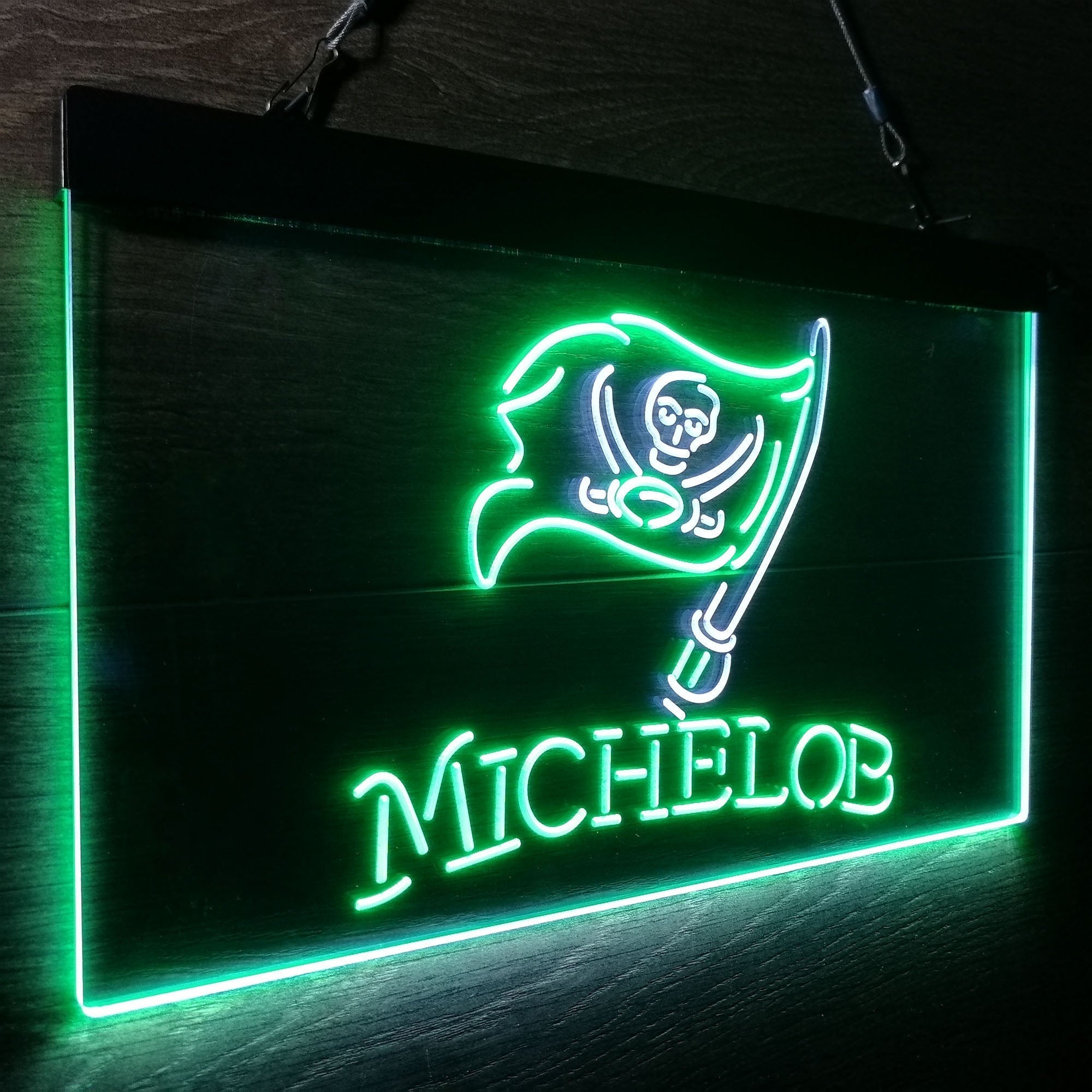 Michelob Bar Tampa Bay Buccaneers Est. 1976 Neon-Like Led Light Sign