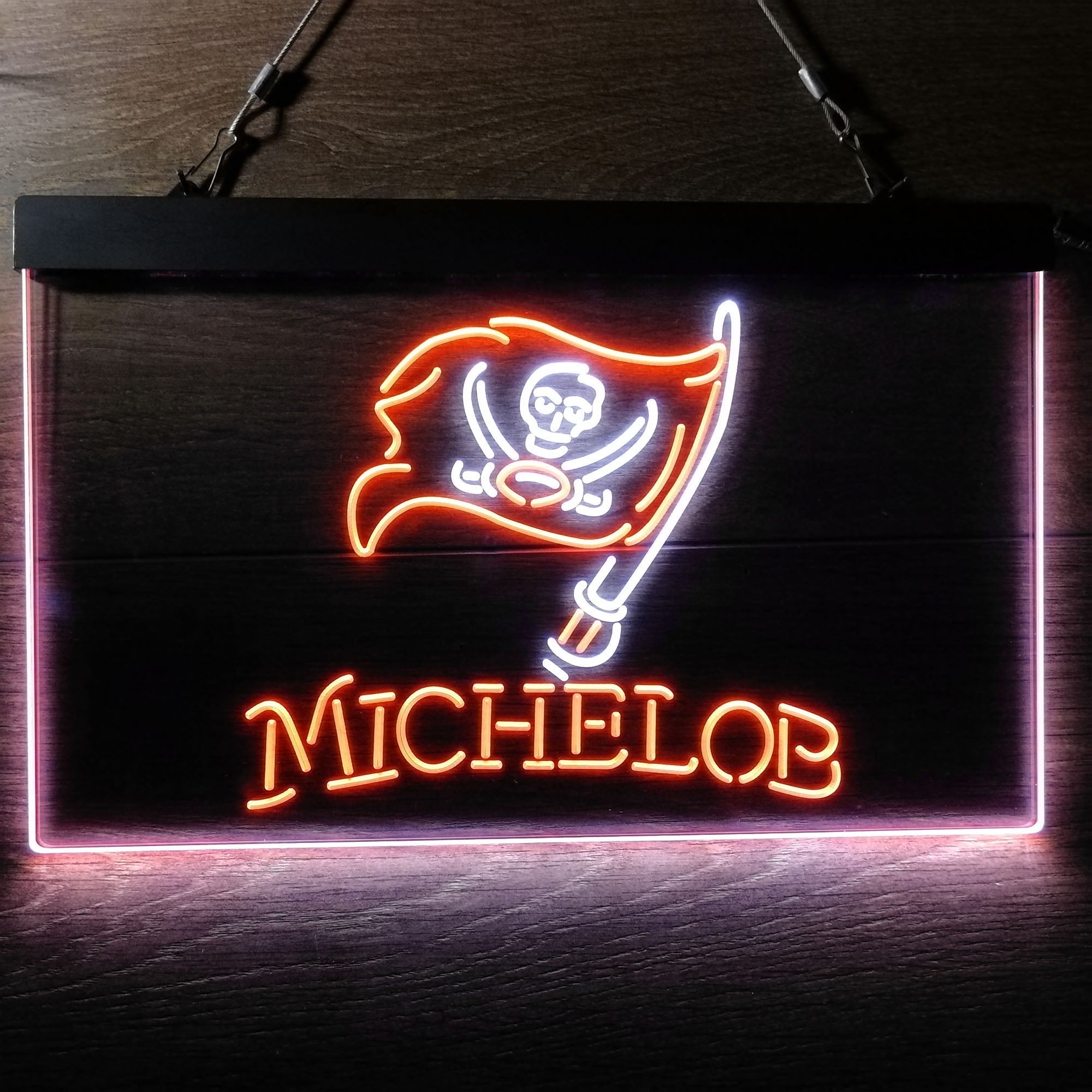 Michelob Bar Tampa Bay Buccaneers Est. 1976 Neon-Like Led Light Sign