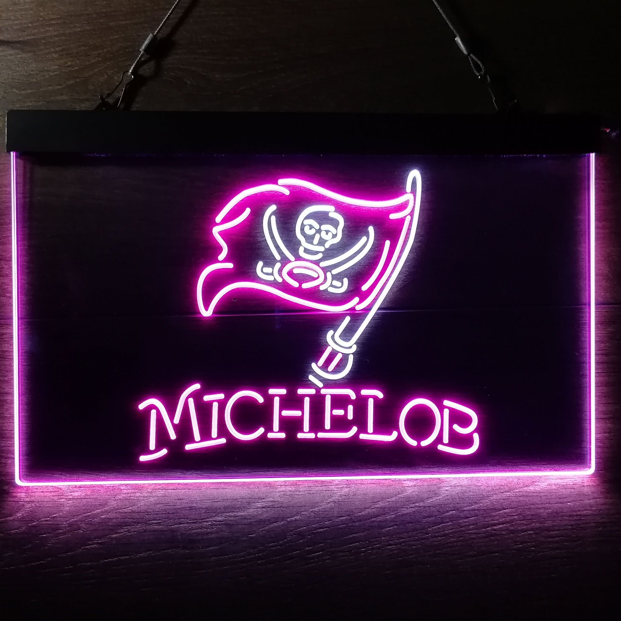 Michelob Bar Tampa Bay Buccaneers Est. 1976 Neon-Like Led Light Sign