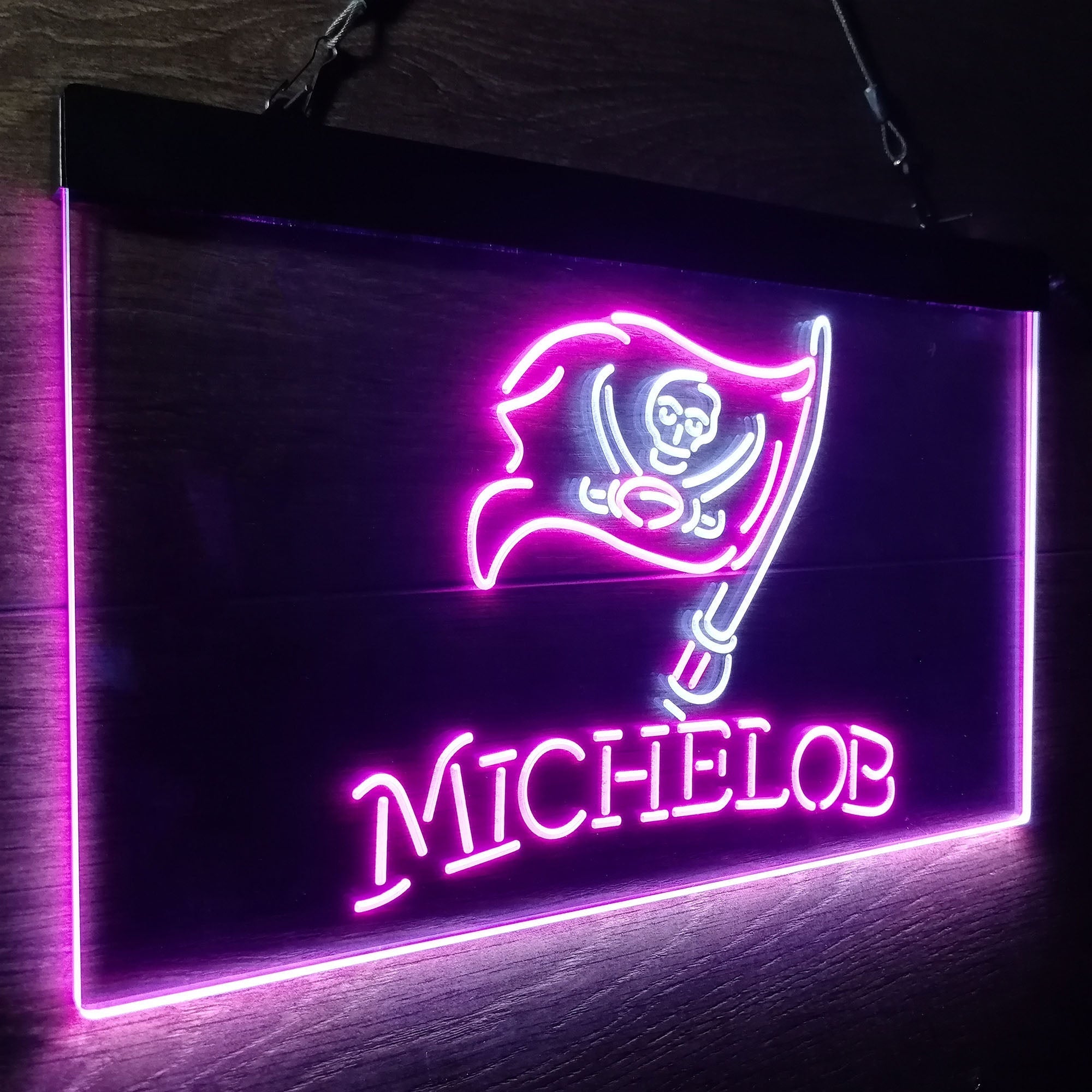 Michelob Bar Tampa Bay Buccaneers Est. 1976 Neon-Like Led Light Sign