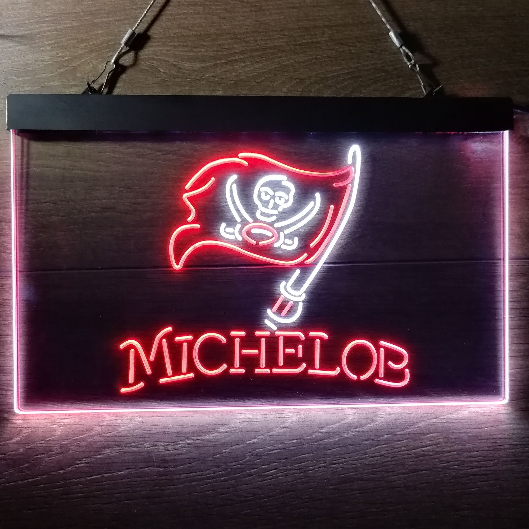 Michelob Bar Tampa Bay Buccaneers Est. 1976 Neon-Like Led Light Sign