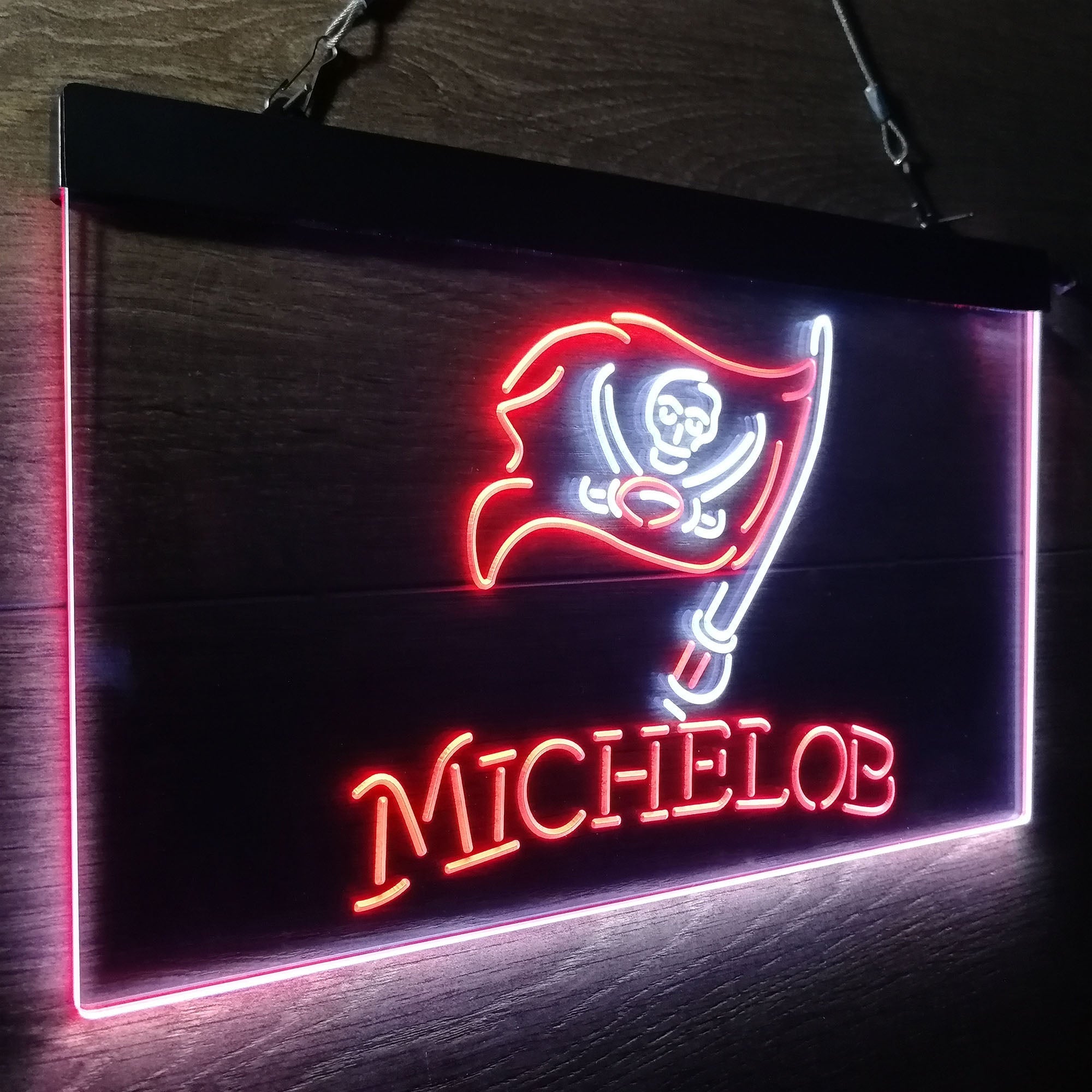 Michelob Bar Tampa Bay Buccaneers Est. 1976 Neon-Like Led Light Sign