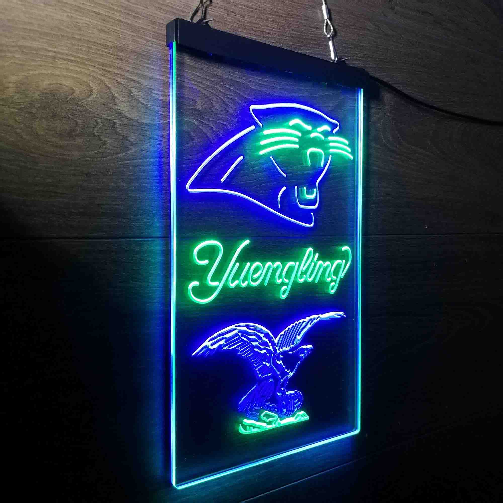 Yuengling Bar Carolina Panthers Est. 1995 Neon-Like Led Light Sign