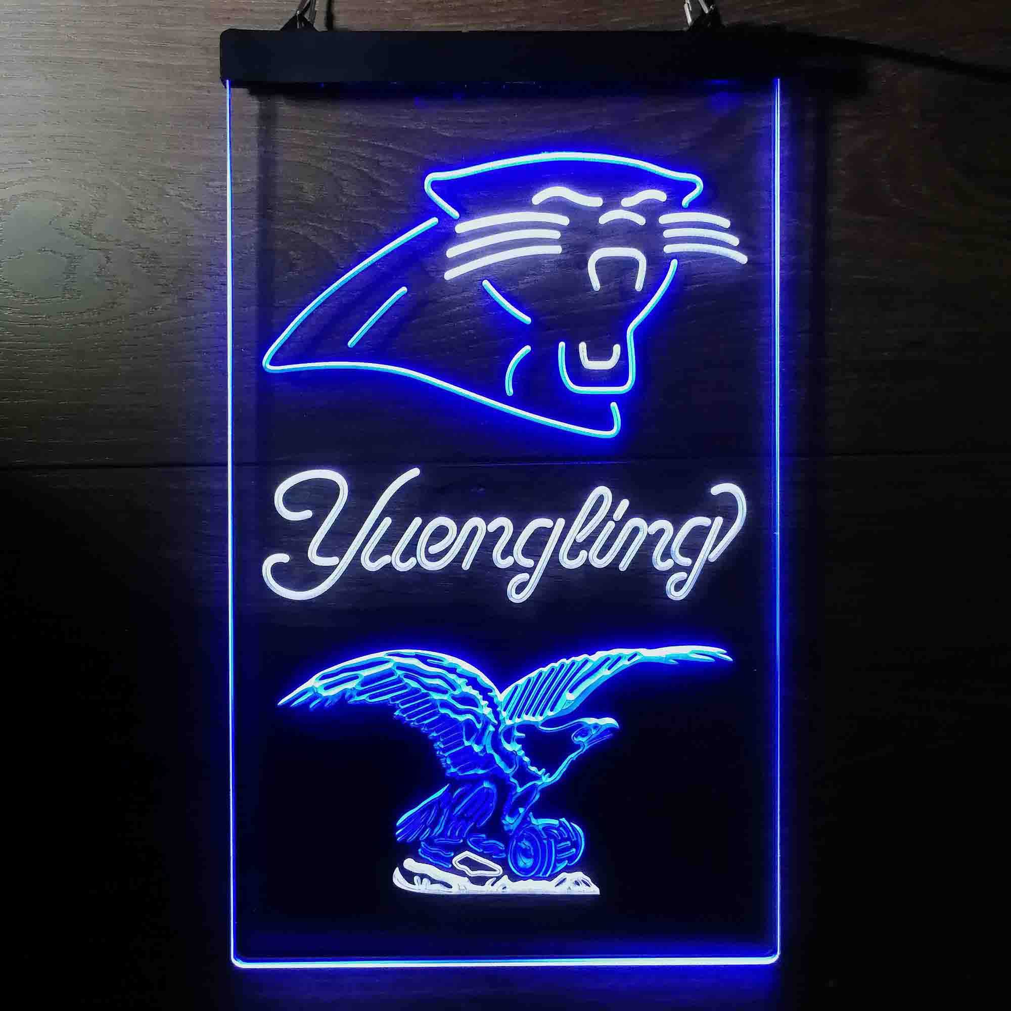 Yuengling Bar Carolina Panthers Est. 1995 Neon-Like Led Light Sign