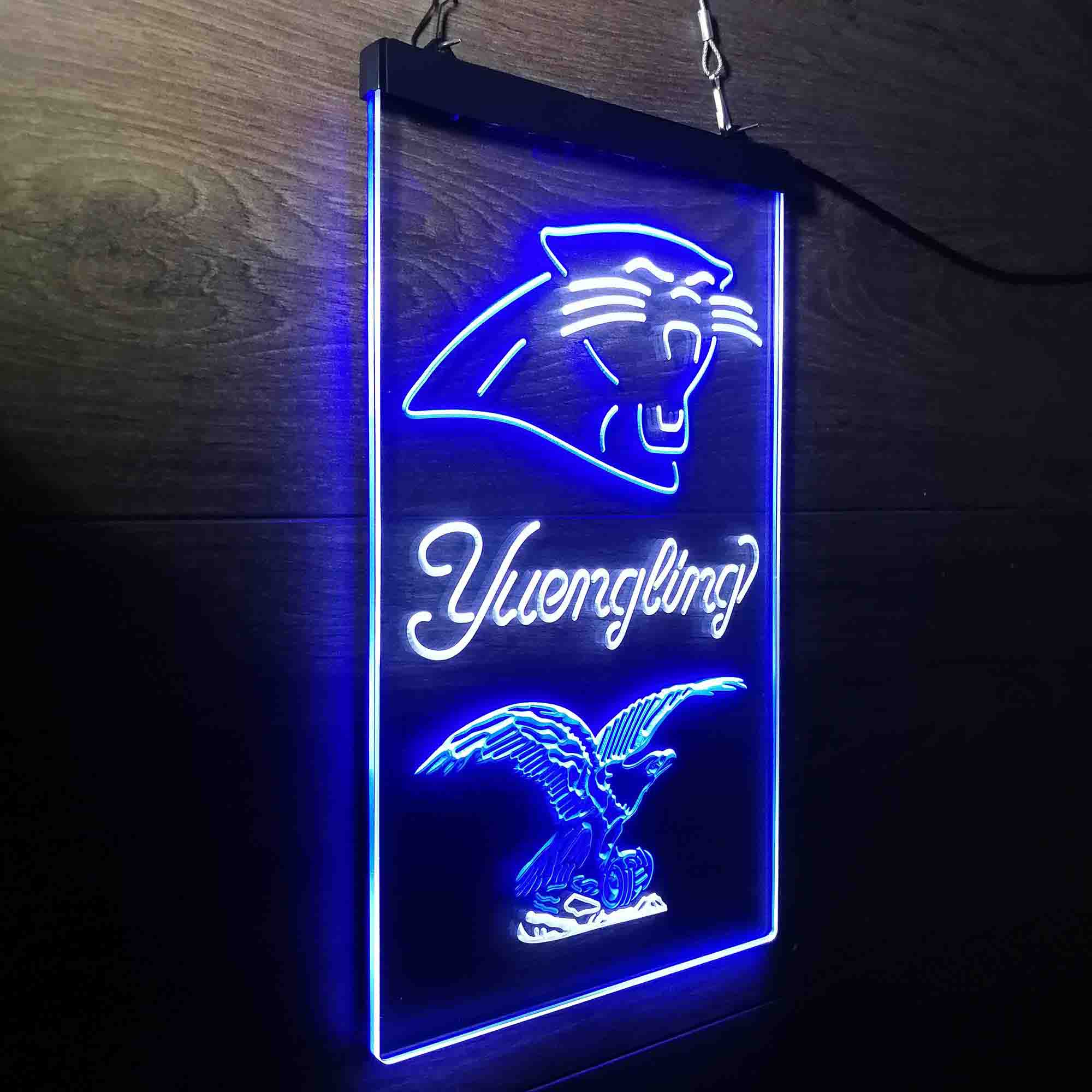 Yuengling Bar Carolina Panthers Est. 1995 Neon-Like Led Light Sign