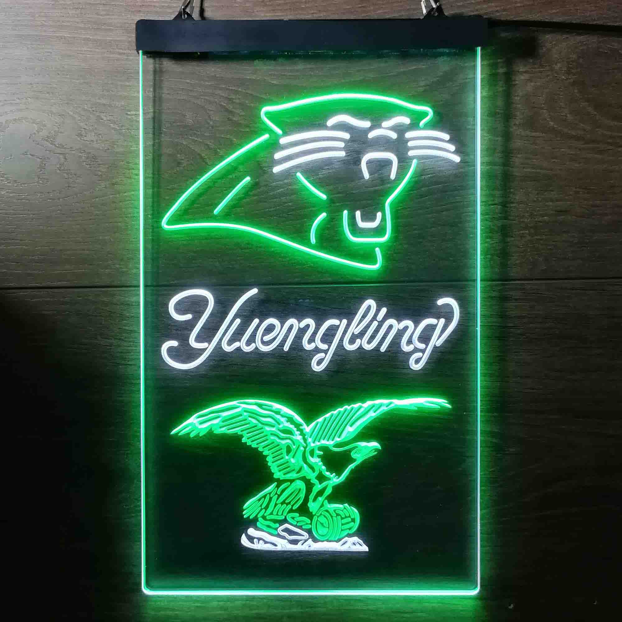 Yuengling Bar Carolina Panthers Est. 1995 Neon-Like Led Light Sign