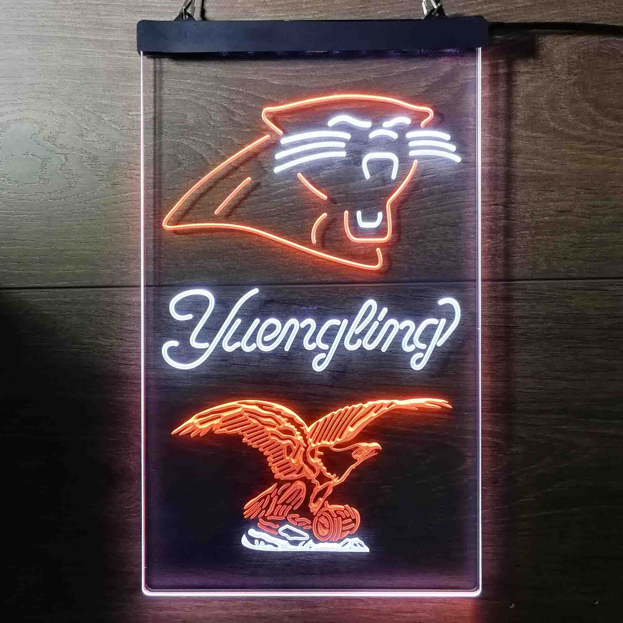 Yuengling Bar Carolina Panthers Est. 1995 Neon-Like Led Light Sign