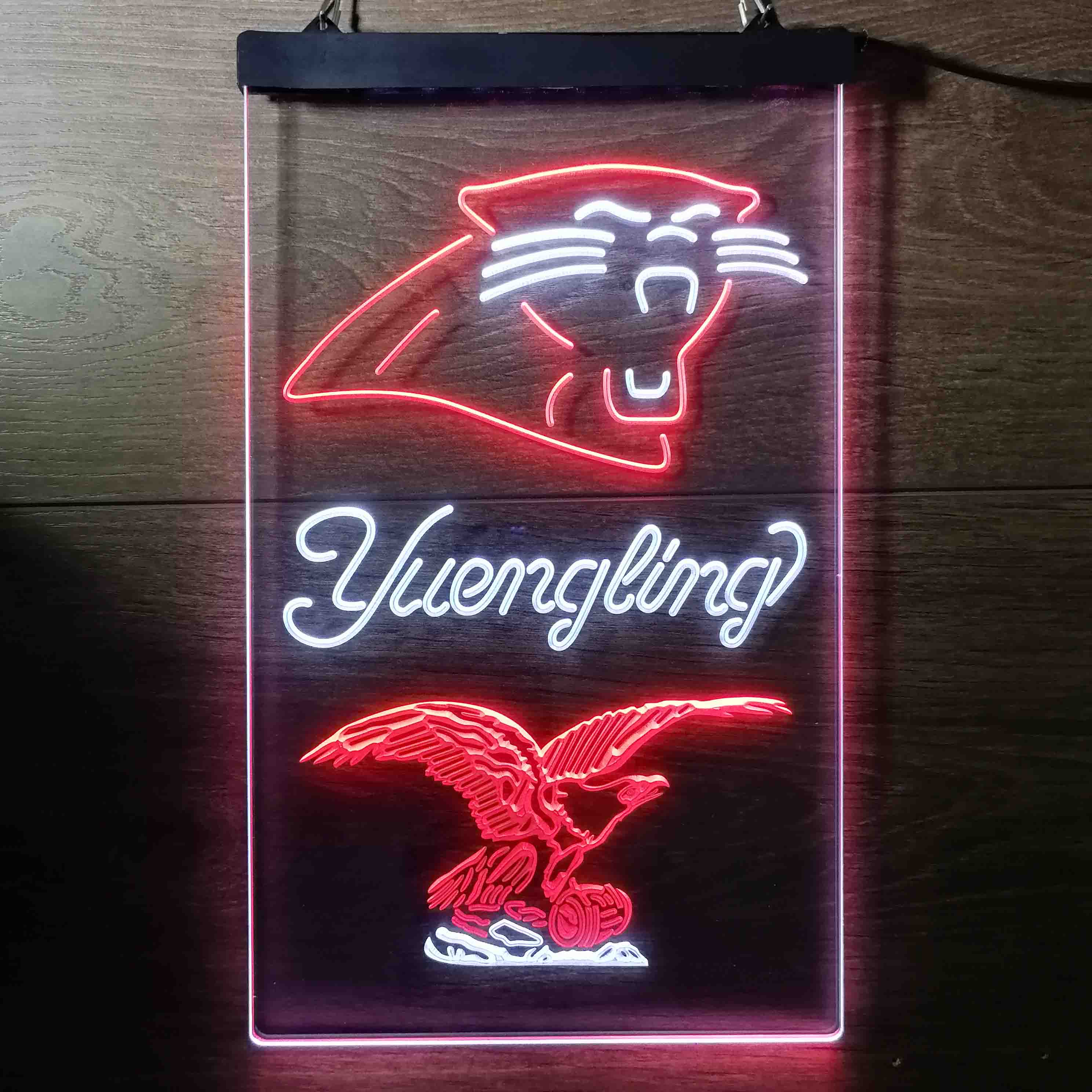 Yuengling Bar Carolina Panthers Est. 1995 Neon-Like Led Light Sign