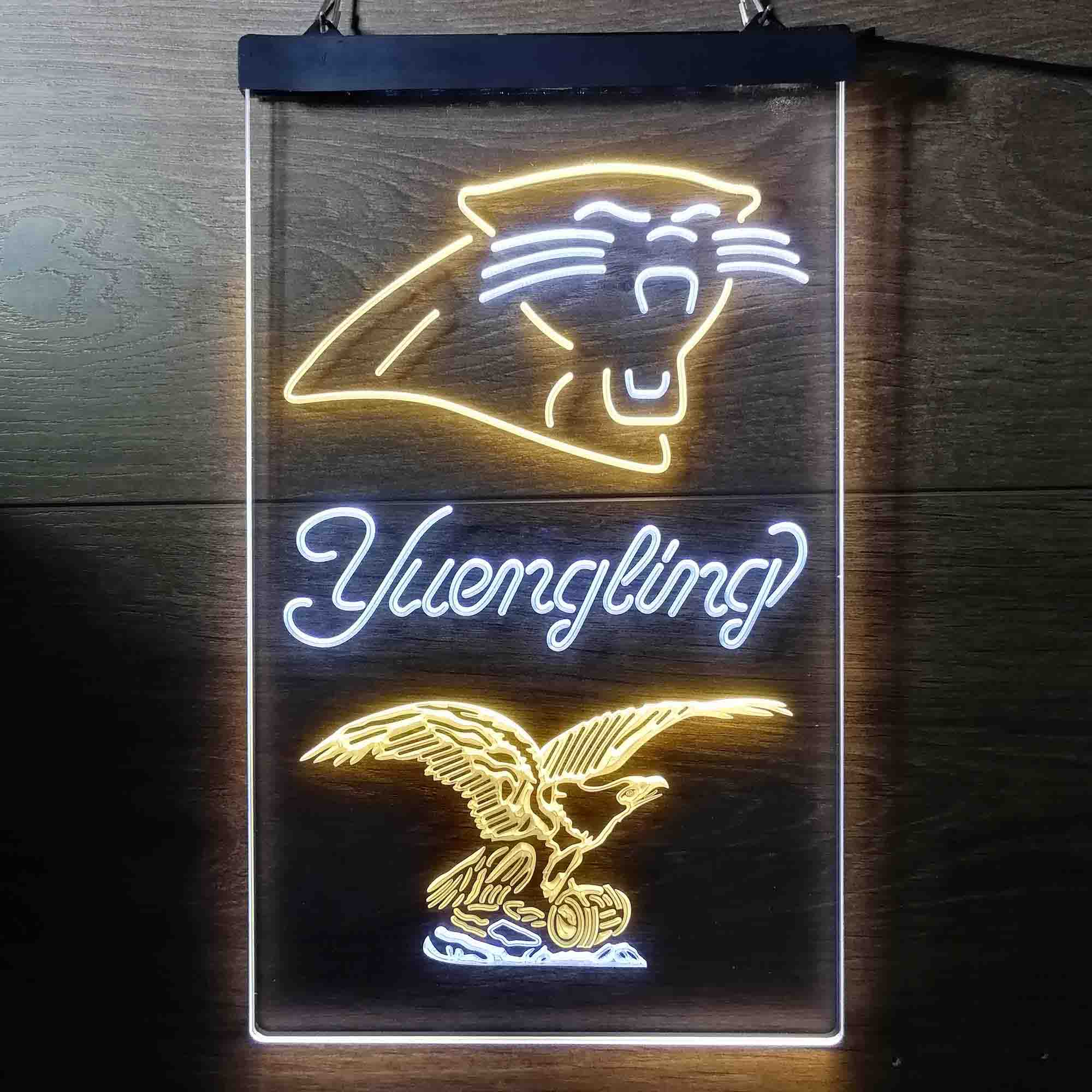 Yuengling Bar Carolina Panthers Est. 1995 Neon-Like Led Light Sign