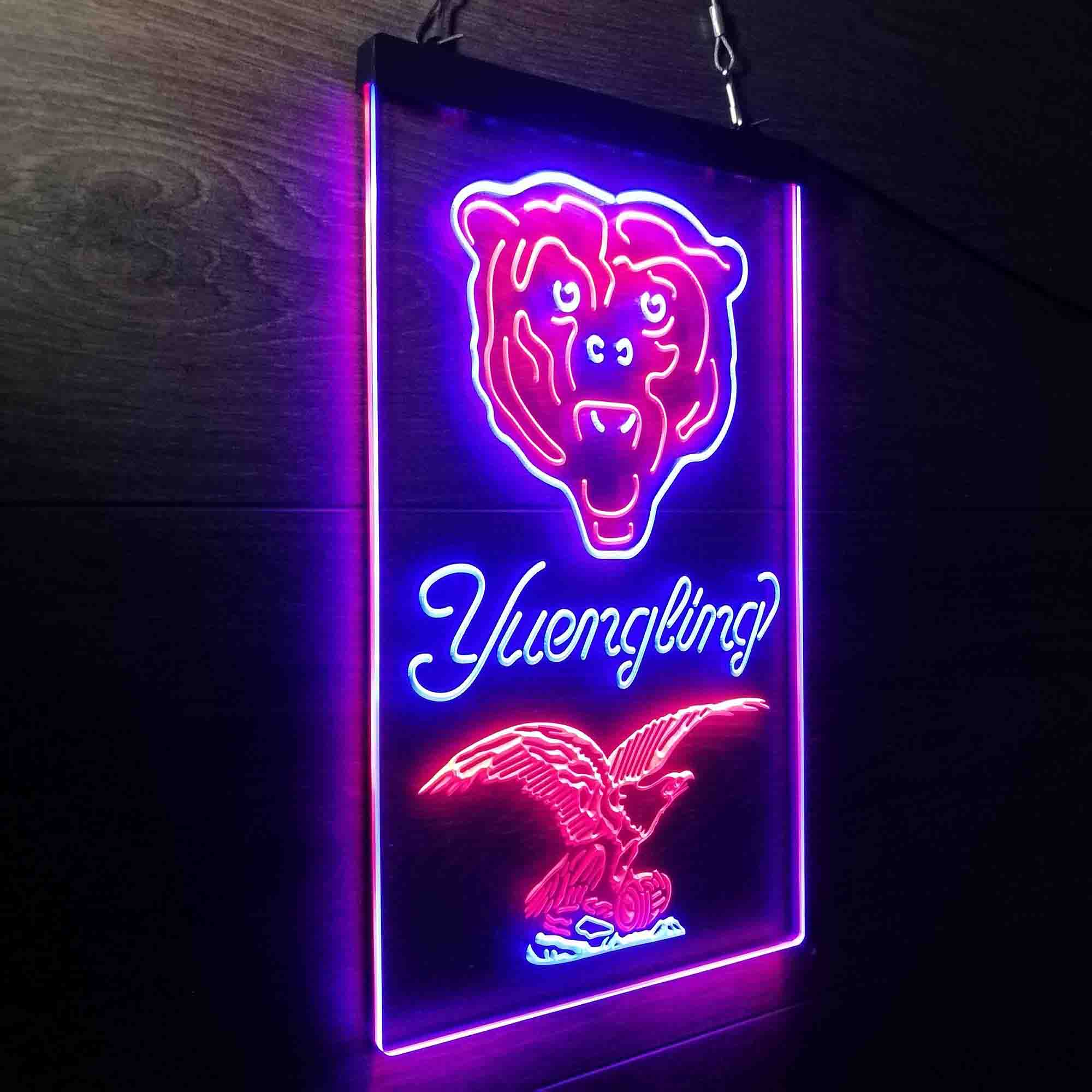 Yuengling Bar Chicago Bears Est. 1920 Neon-Like LED Light Sign