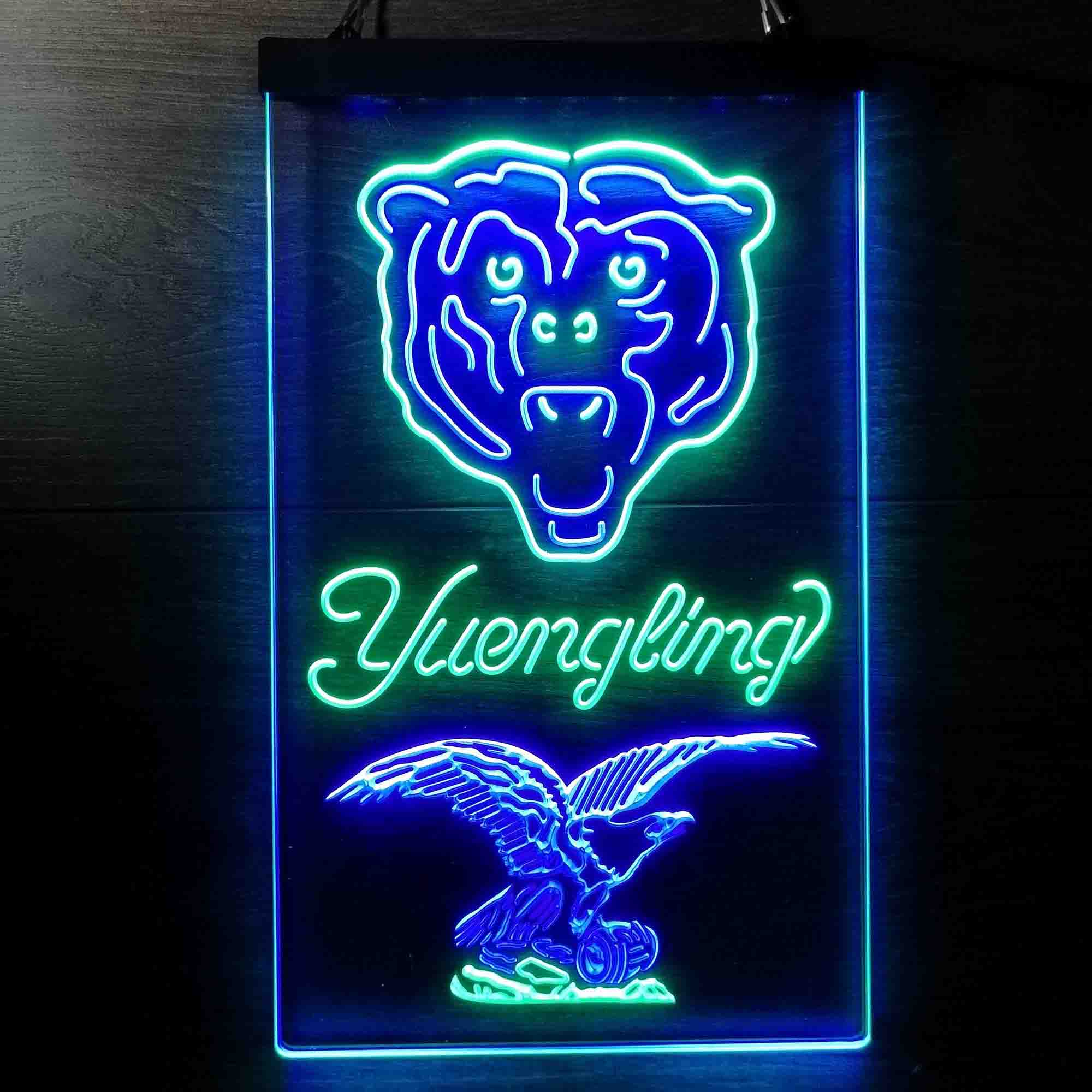 Yuengling Bar Chicago Bears Est. 1920 Neon-Like LED Light Sign