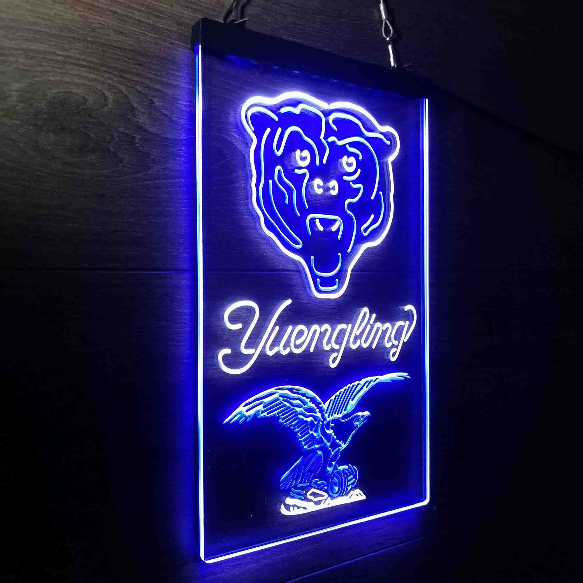 Yuengling Bar Chicago Bears Est. 1920 Neon-Like LED Light Sign