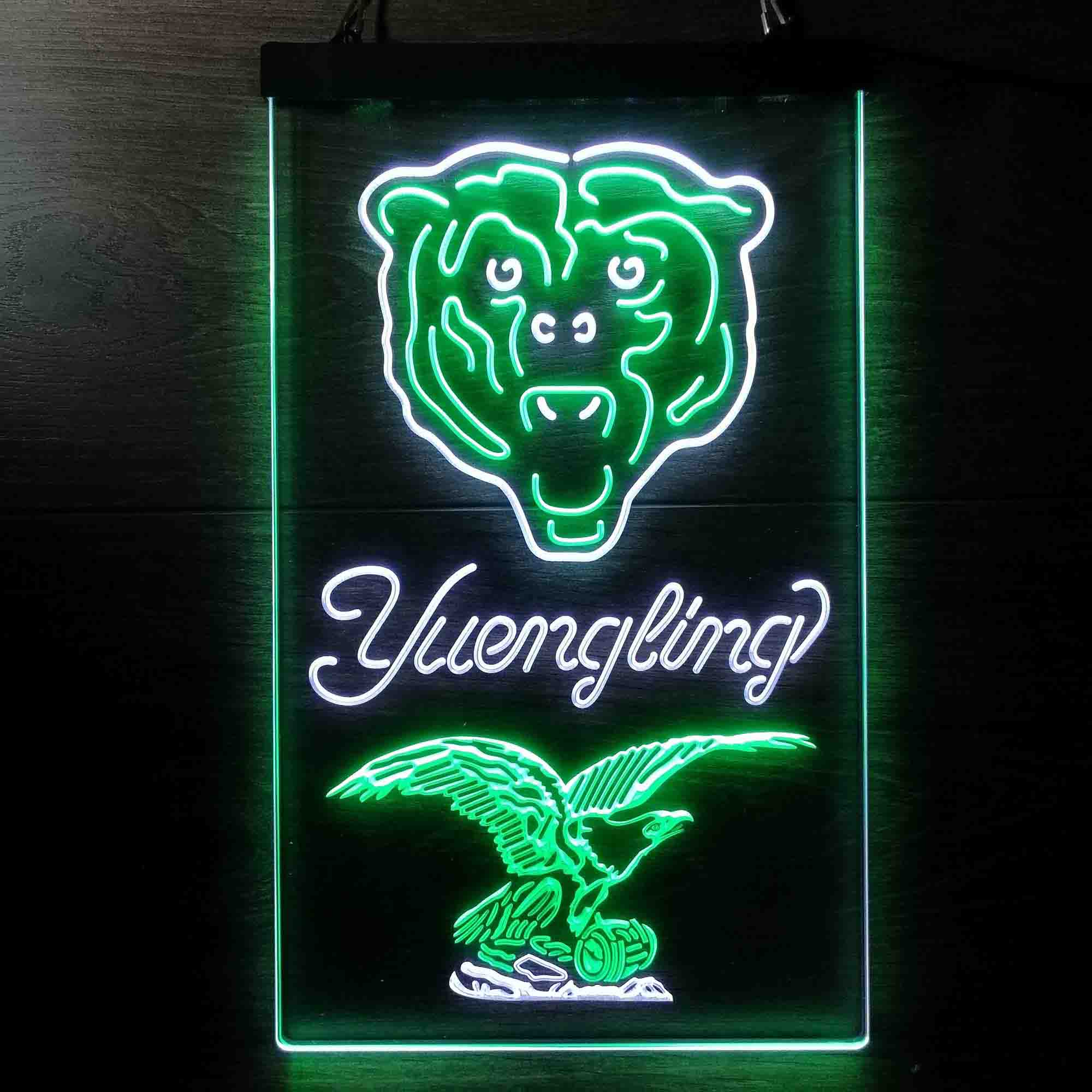 Yuengling Bar Chicago Bears Est. 1920 Neon-Like LED Light Sign