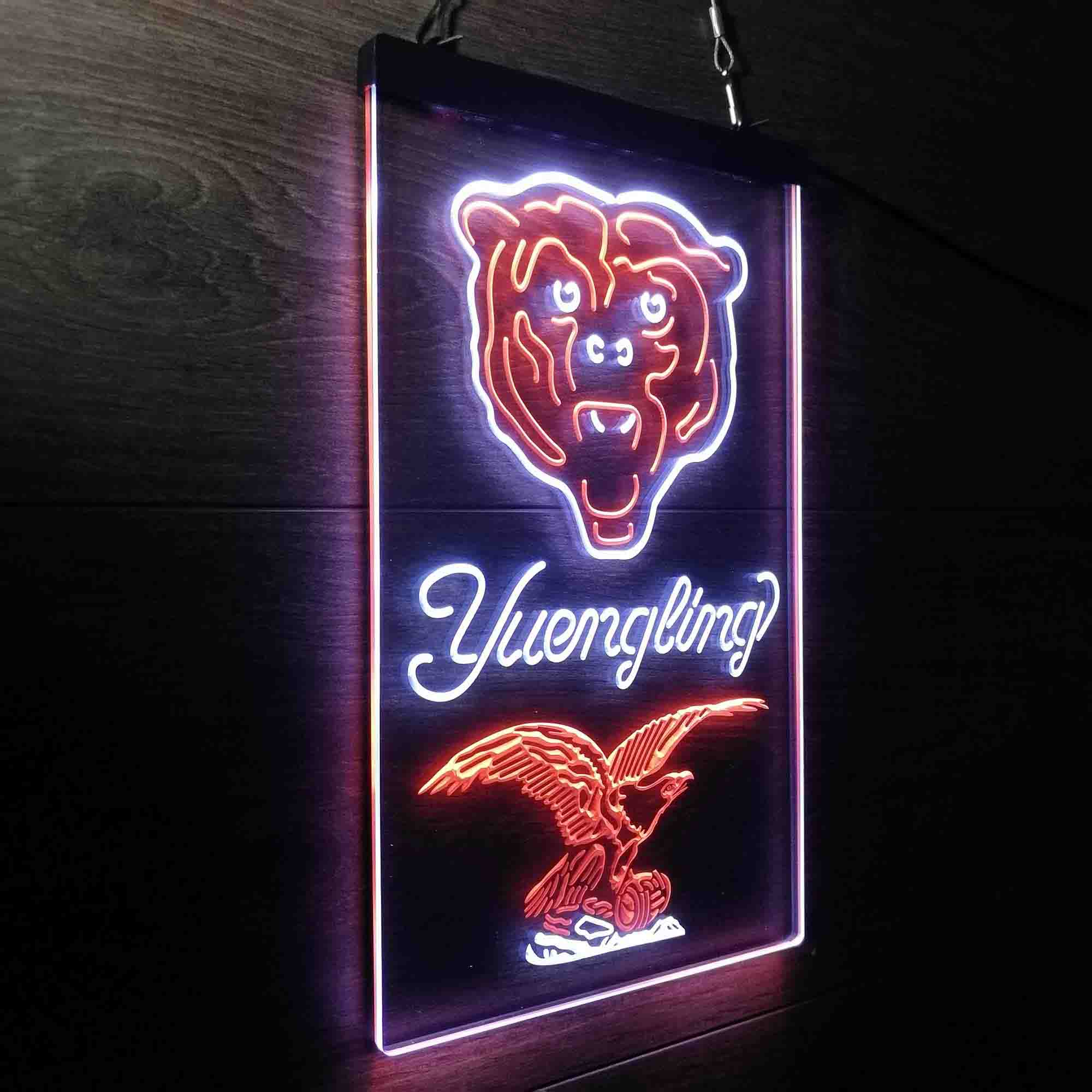 Yuengling Bar Chicago Bears Est. 1920 Neon-Like LED Light Sign