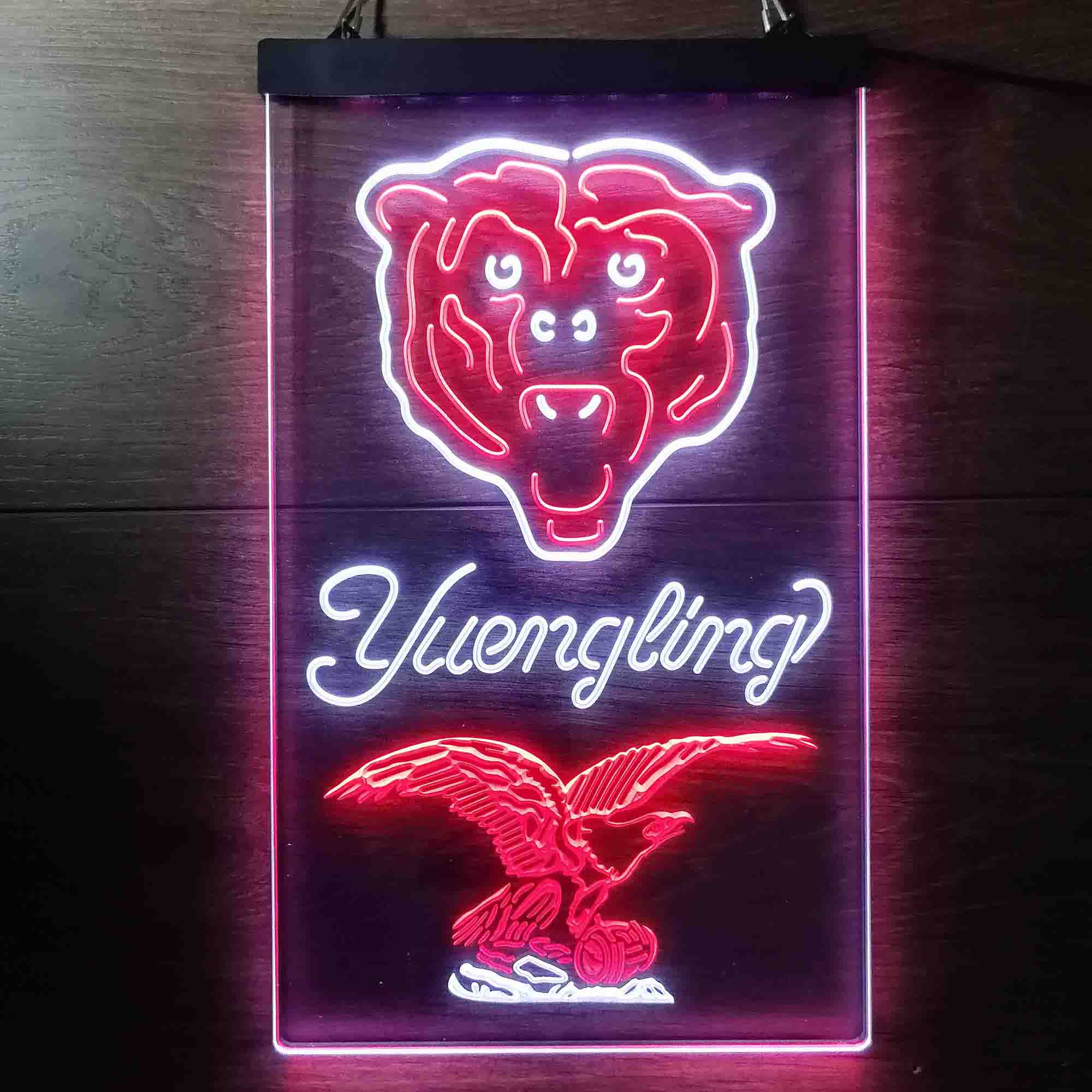 Yuengling Bar Chicago Bears Est. 1920 Neon-Like LED Light Sign