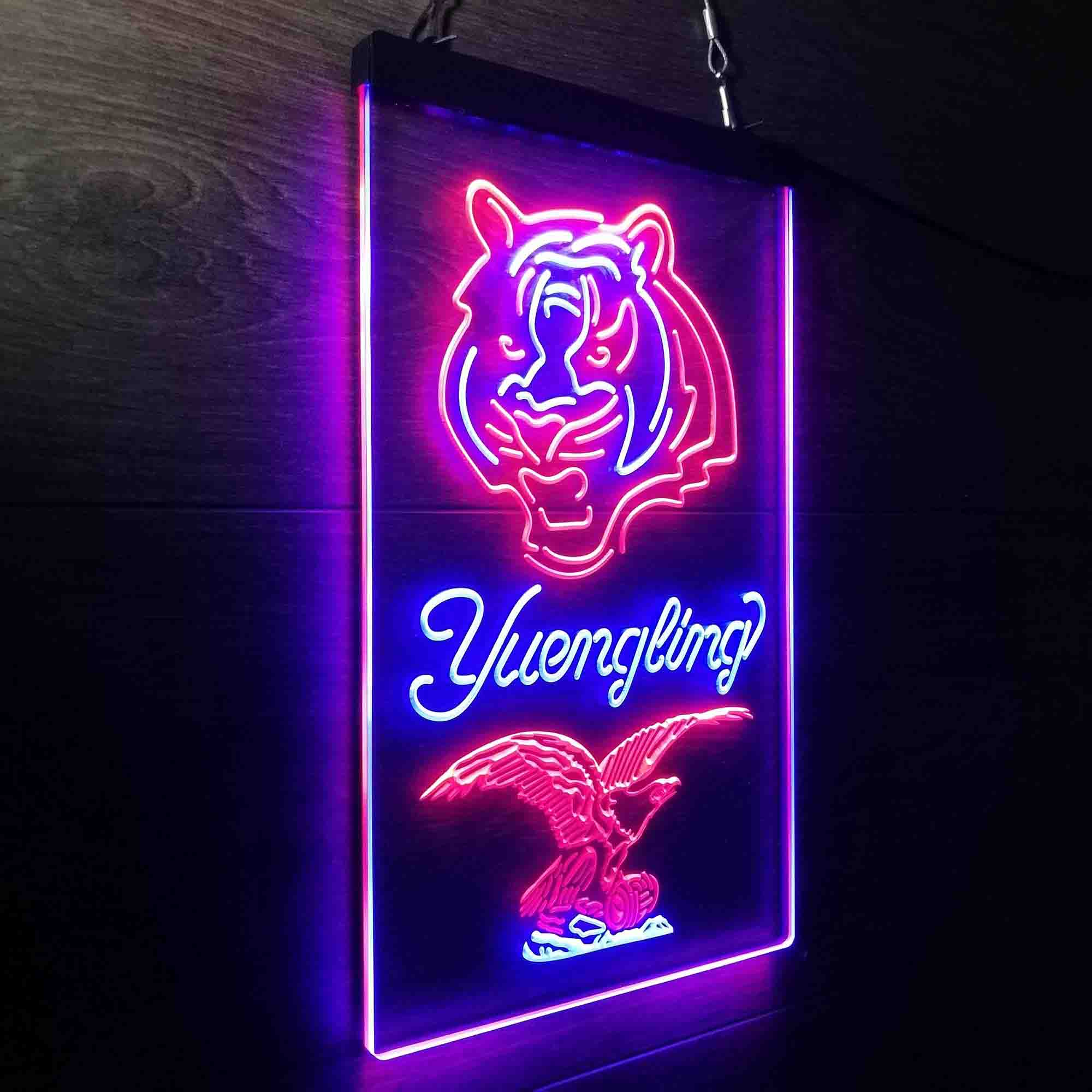 Yuengling Bar Cincinnati Bengals Est. 1968 Neon-Like Led Light Sign