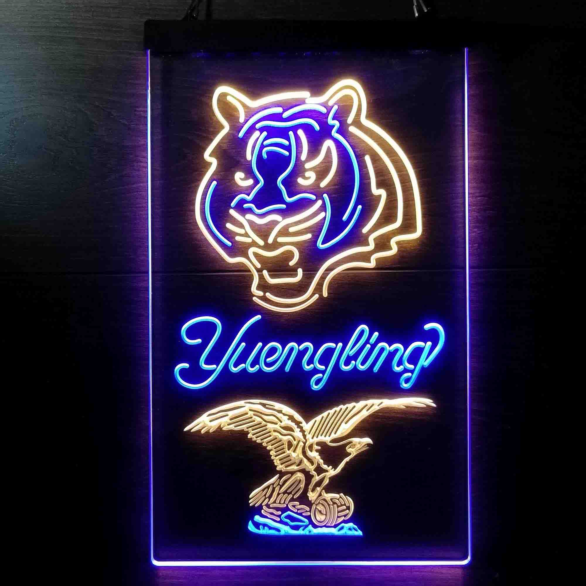 Yuengling Bar Cincinnati Bengals Est. 1968 Neon-Like LED Sign