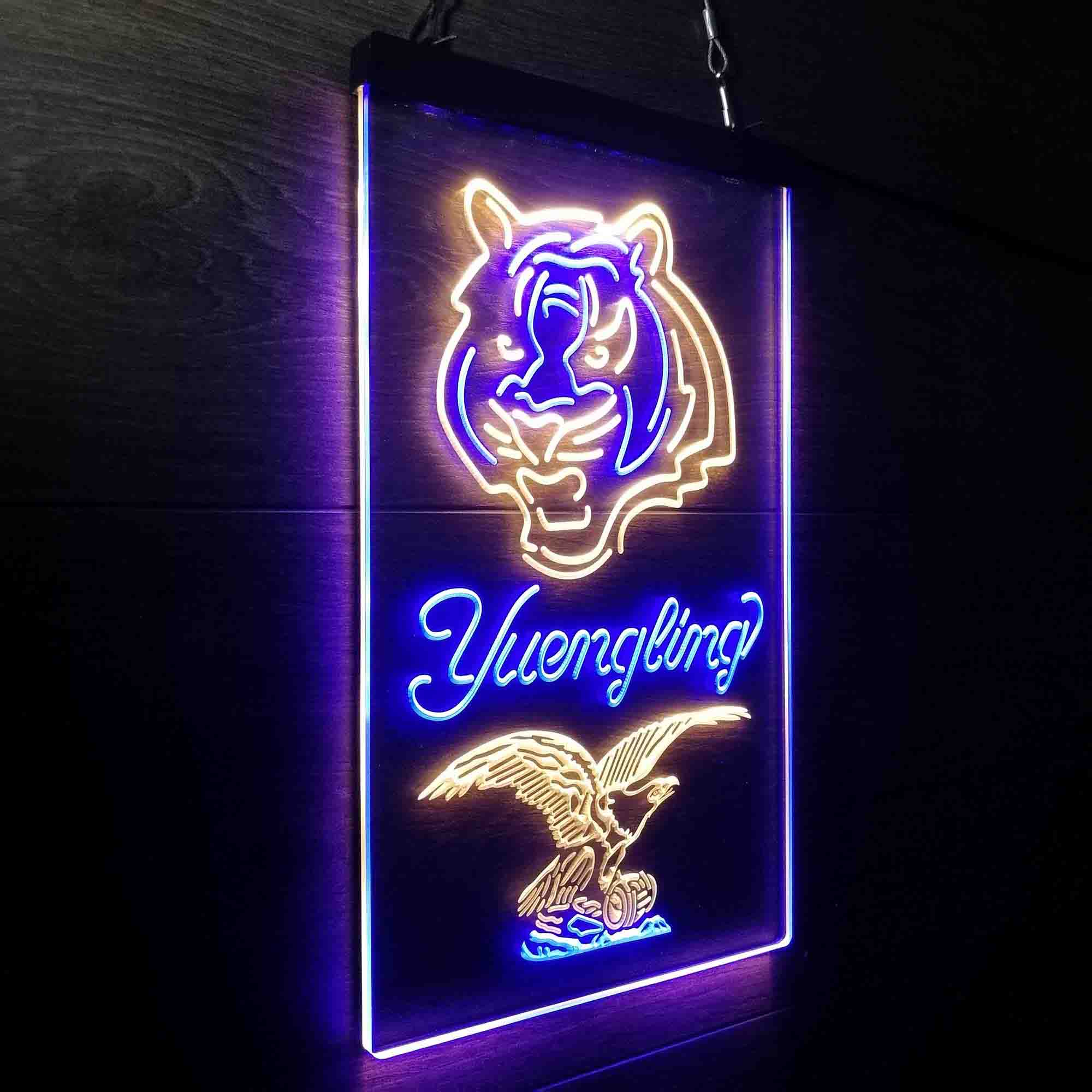 Yuengling Bar Cincinnati Bengals Est. 1968 Neon-Like Led Light Sign