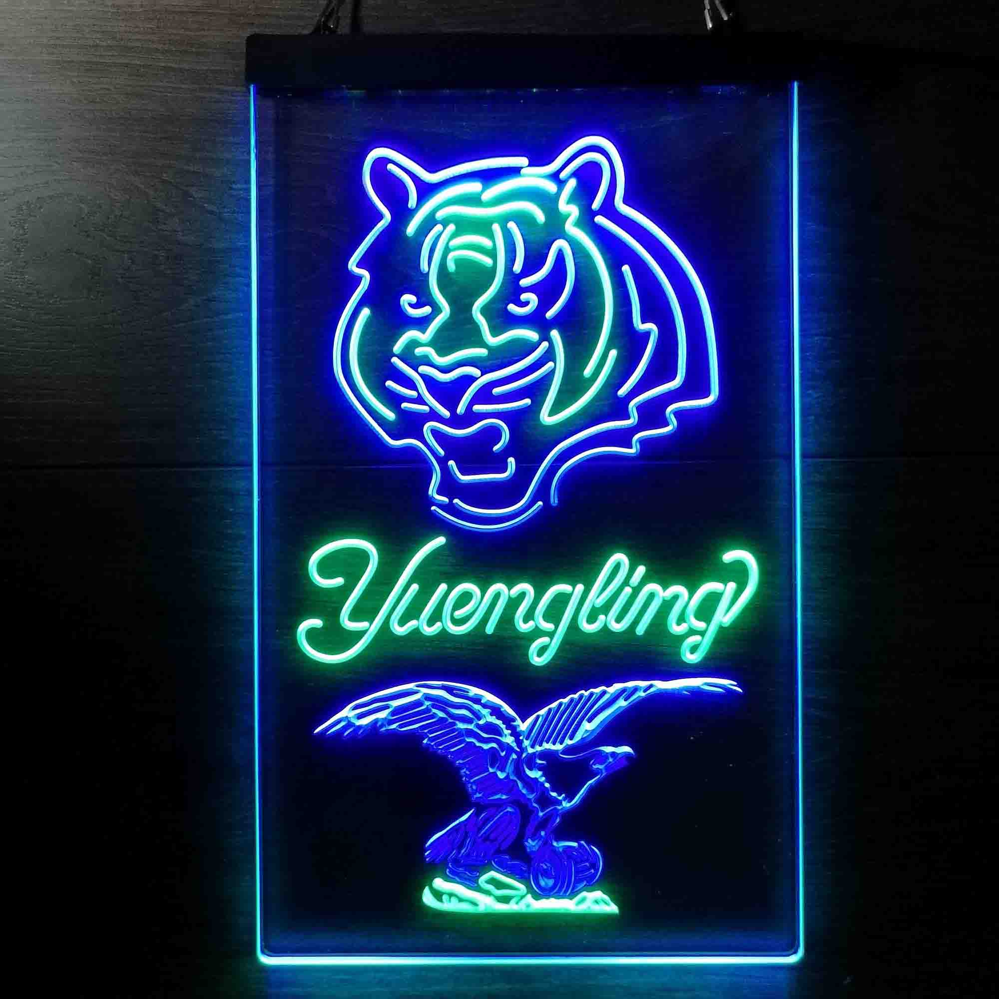 Yuengling Bar Cincinnati Bengals Est. 1968 Neon-Like Led Light Sign