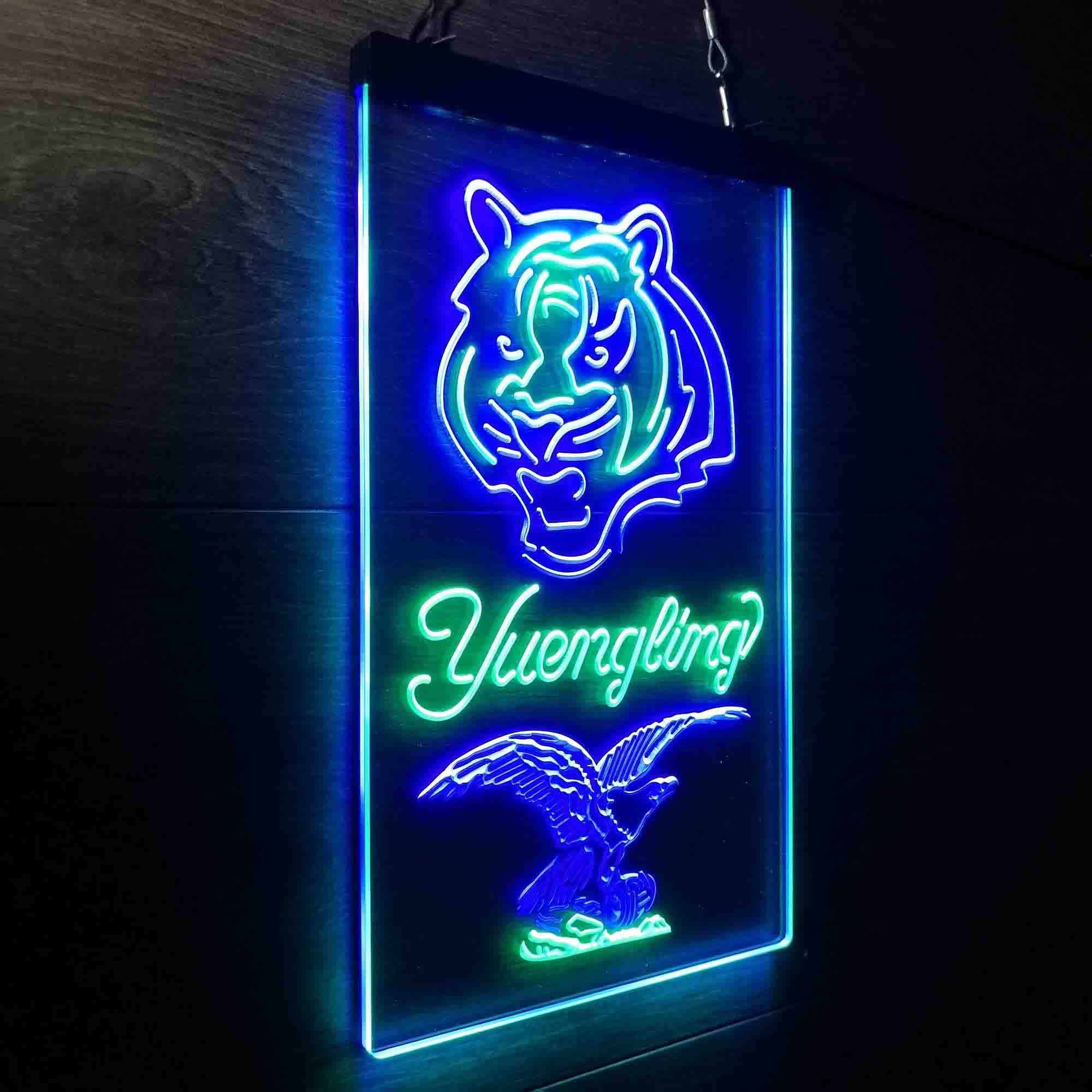 Yuengling Bar Cincinnati Bengals Est. 1968 Neon-Like Led Light Sign