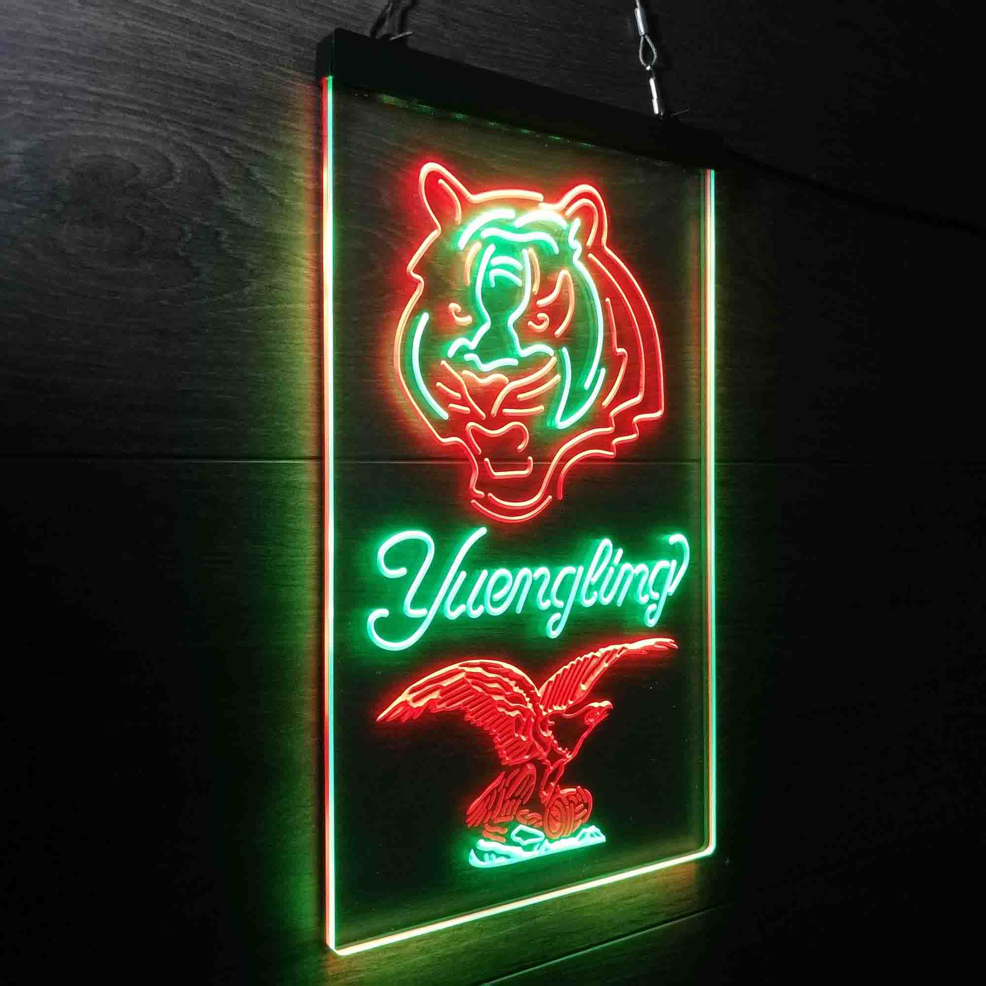 Yuengling Bar Cincinnati Bengals Est. 1968 Neon-Like Led Light Sign