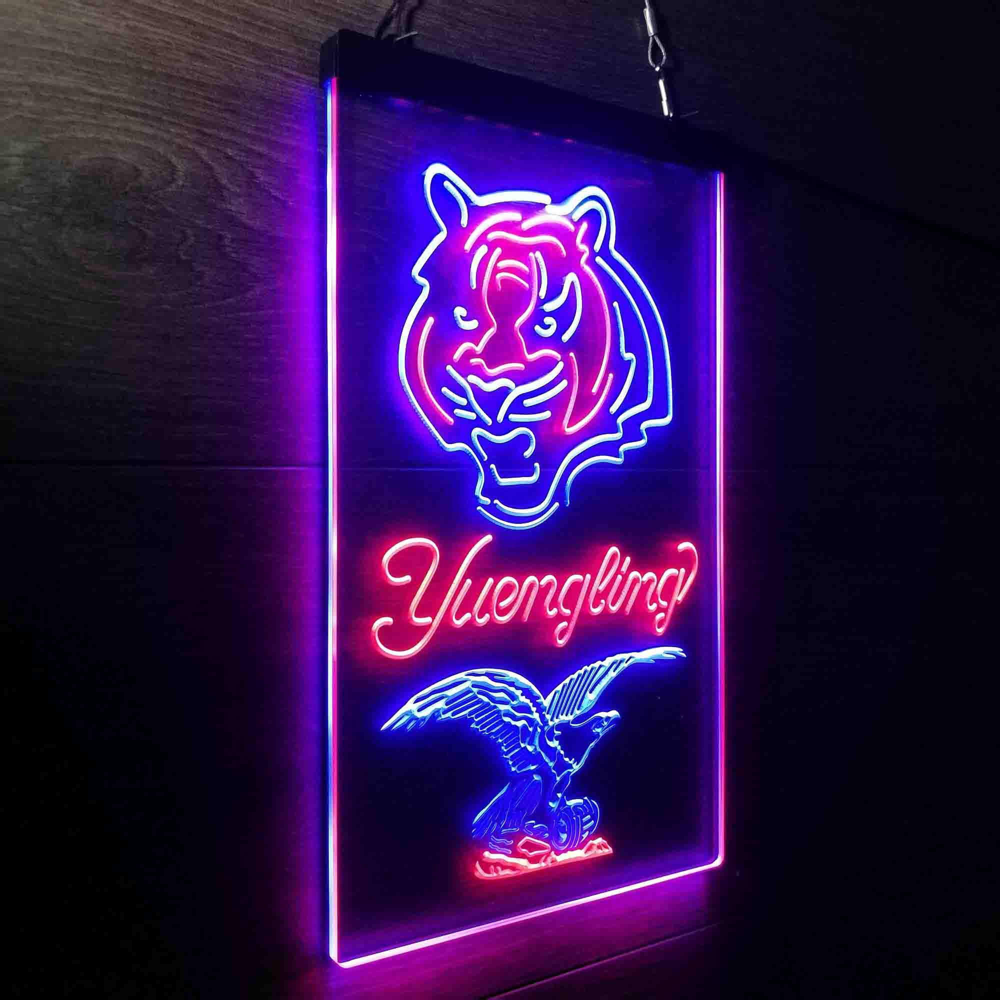 Yuengling Bar Cincinnati Bengals Est. 1968 Neon-Like Led Light Sign