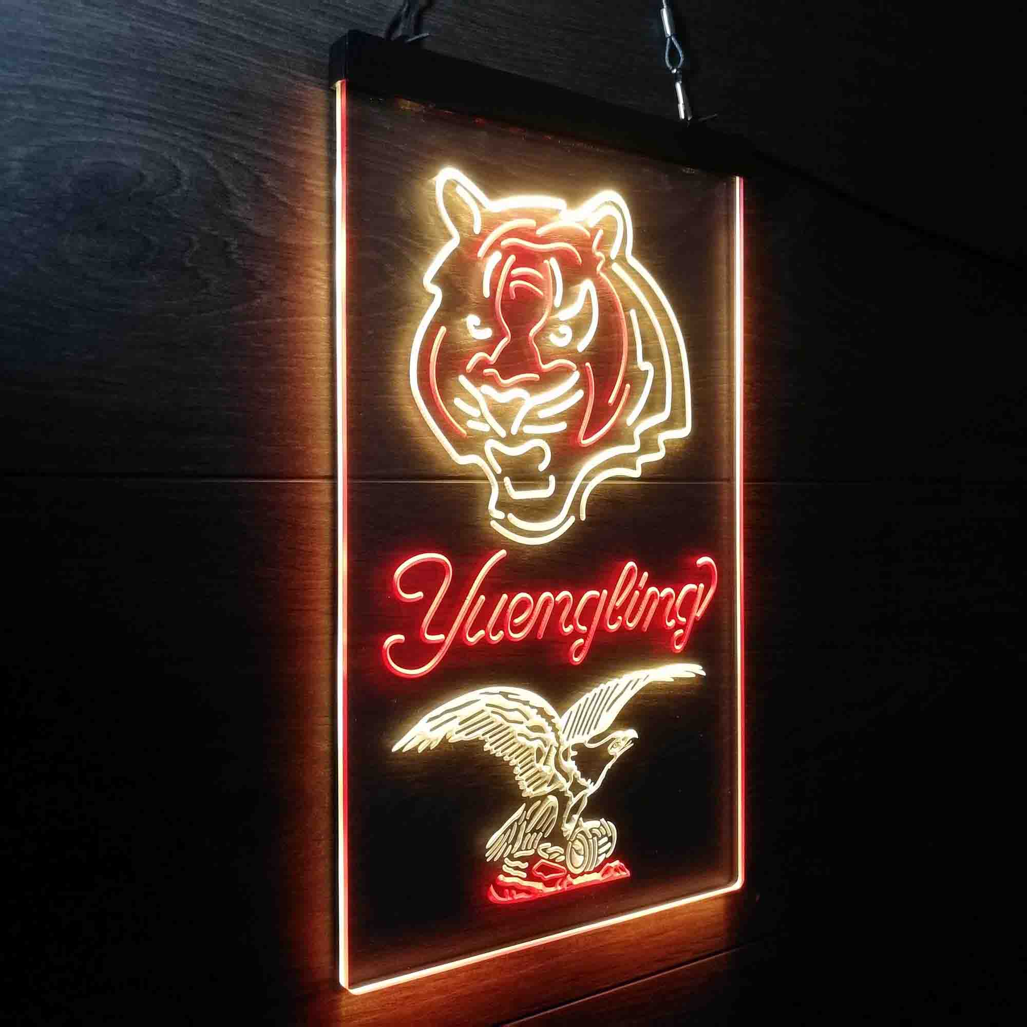 Yuengling Bar Cincinnati Bengals Est. 1968 Neon-Like Led Light Sign