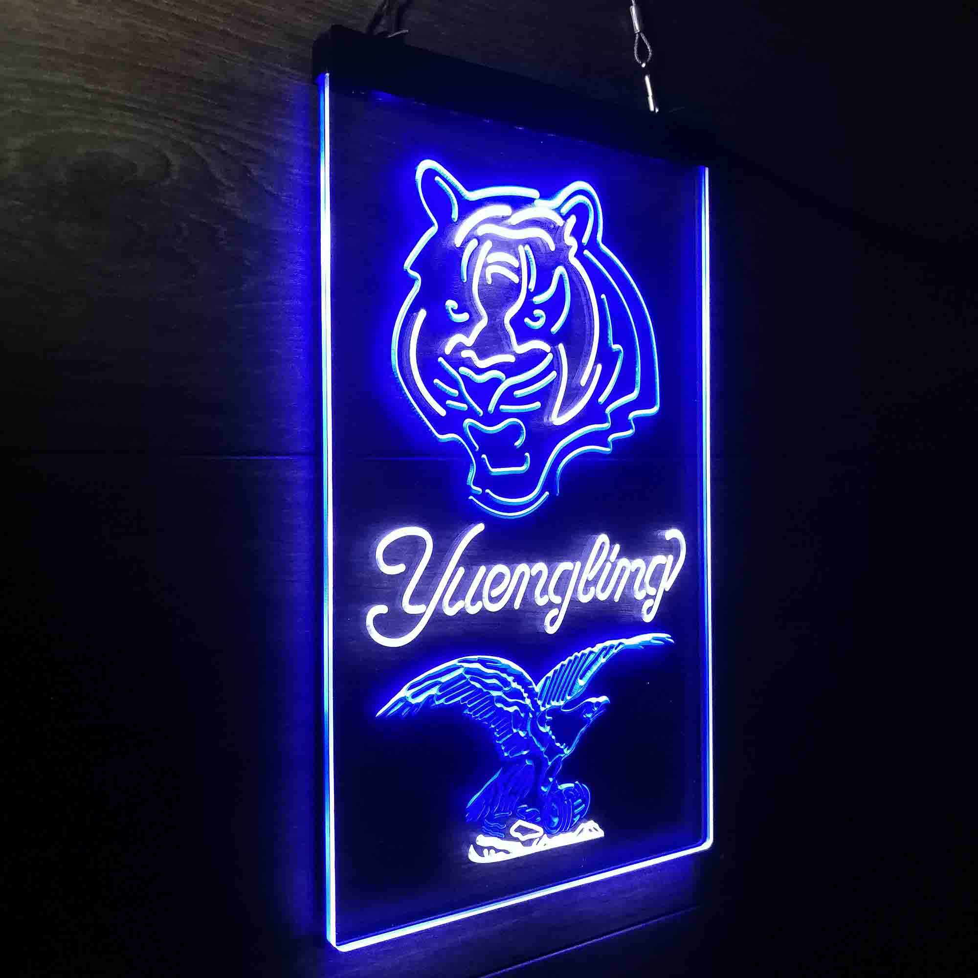 Yuengling Bar Cincinnati Bengals Est. 1968 Neon-Like Led Light Sign