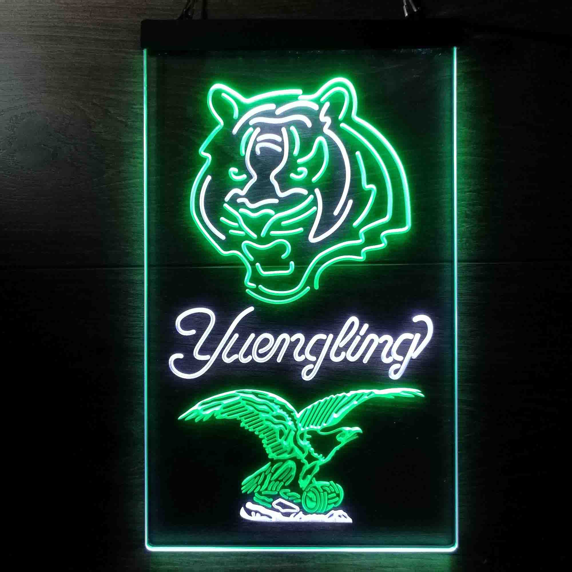 Yuengling Bar Cincinnati Bengals Est. 1968 Neon-Like Led Light Sign