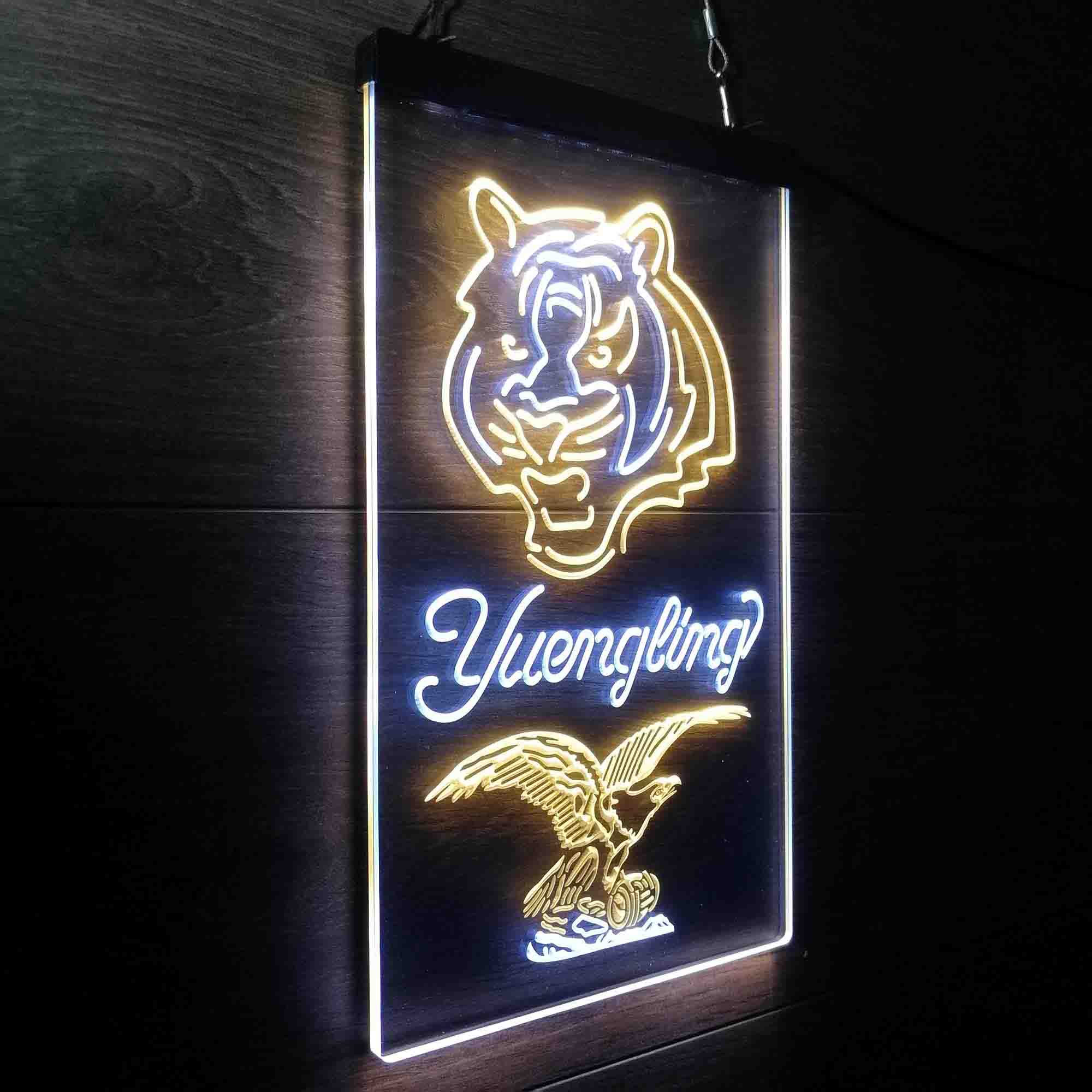 Yuengling Bar Cincinnati Bengals Est. 1968 Neon-Like Led Light Sign