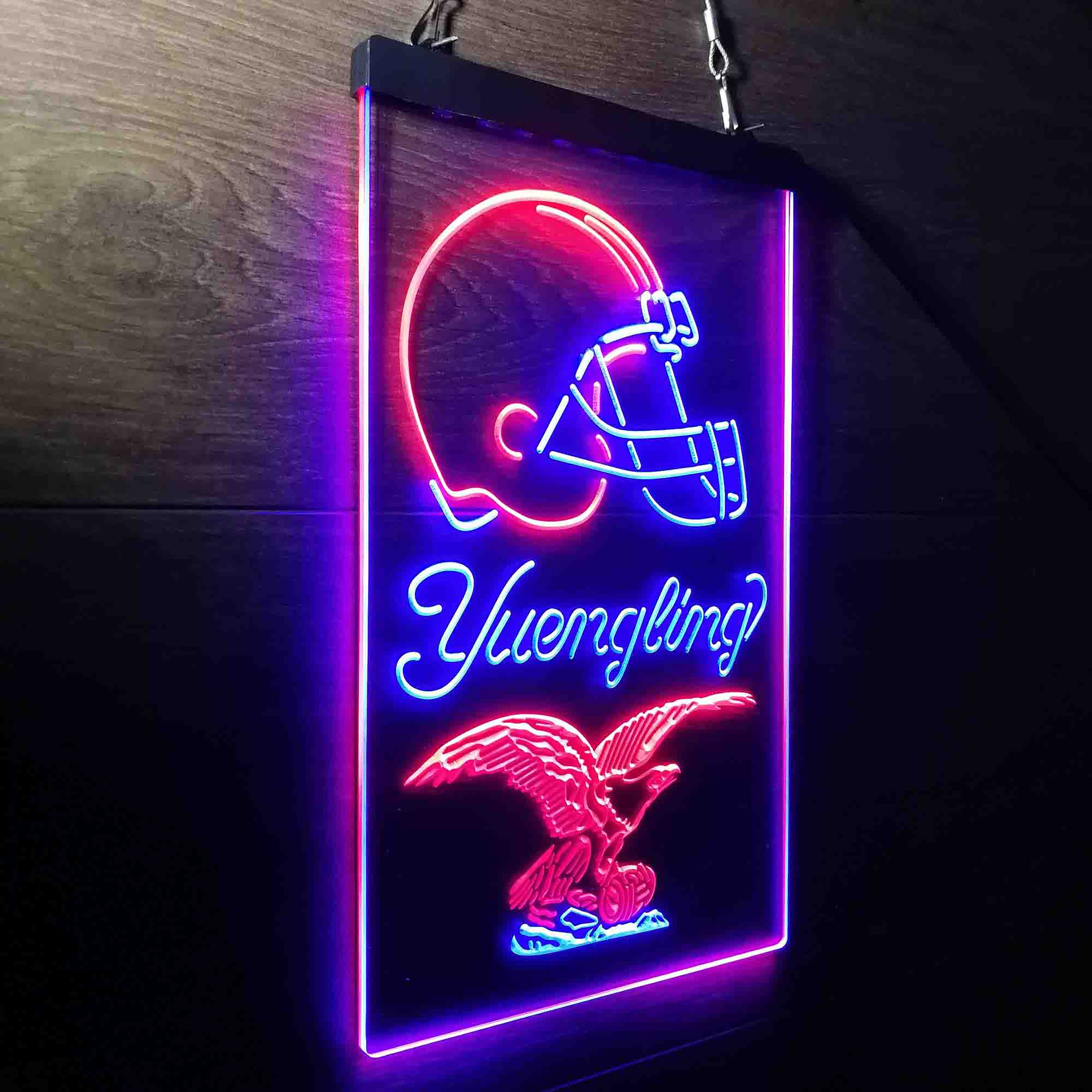 Yuengling Bar Cleveland Browns Est. 1946 Neon-Like Led Light Sign