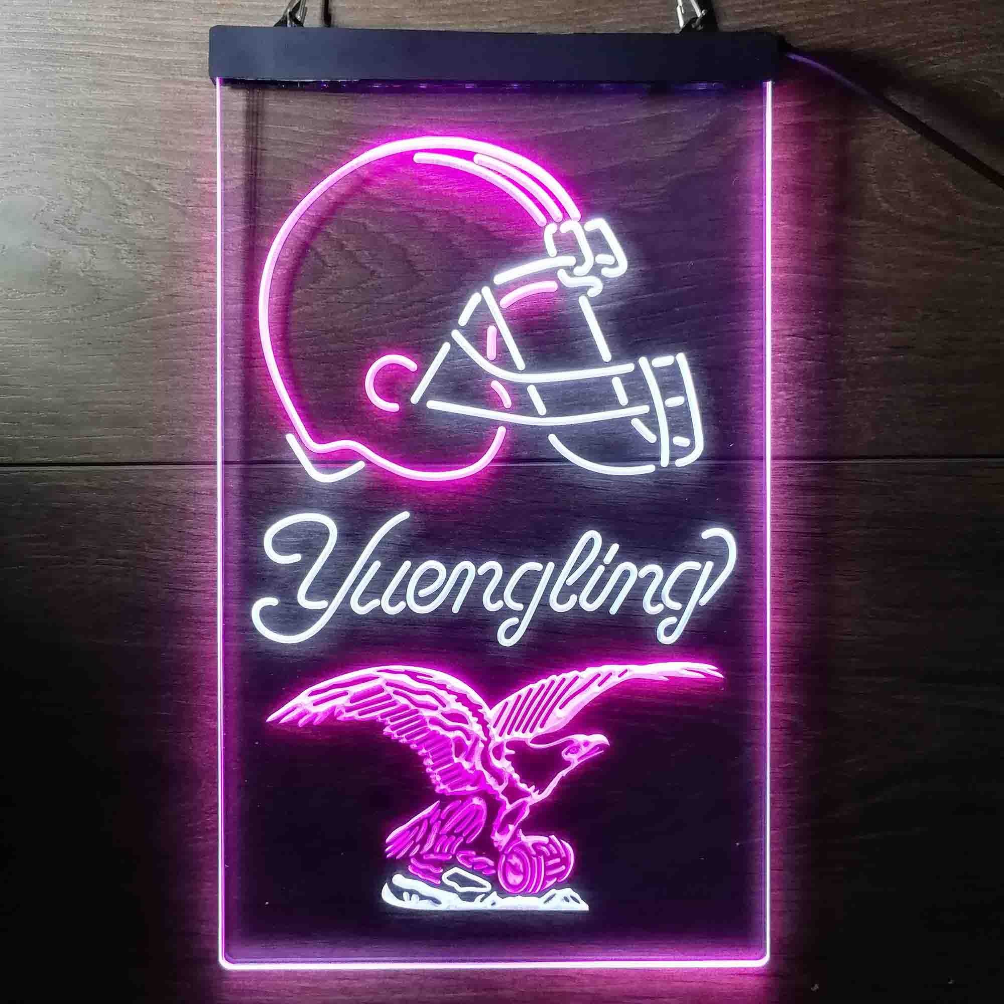 Yuengling Bar Cleveland Browns Est. 1946 Neon-Like Led Light Sign