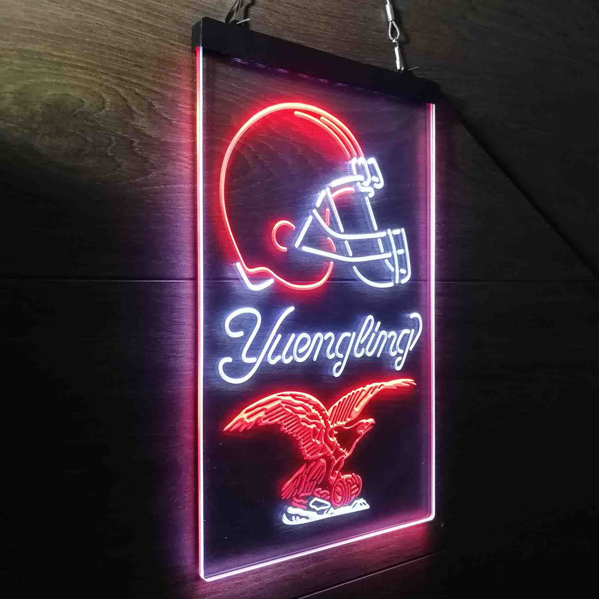 Yuengling Bar Cleveland Browns Est. 1946 Neon-Like Led Light Sign