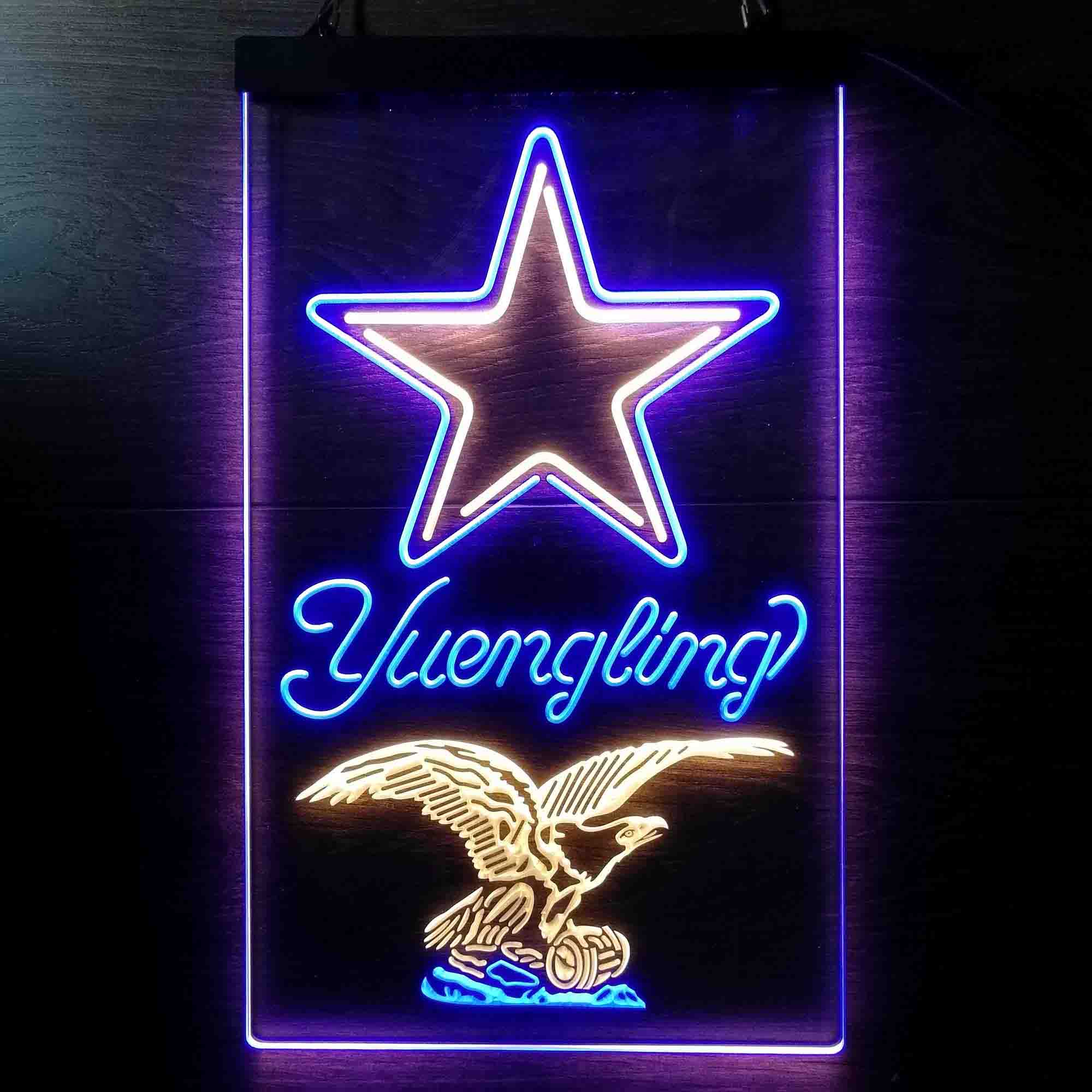 Yuengling Bar Dallas Cowboys Est. 1960 Neon-Like LED Light Sign