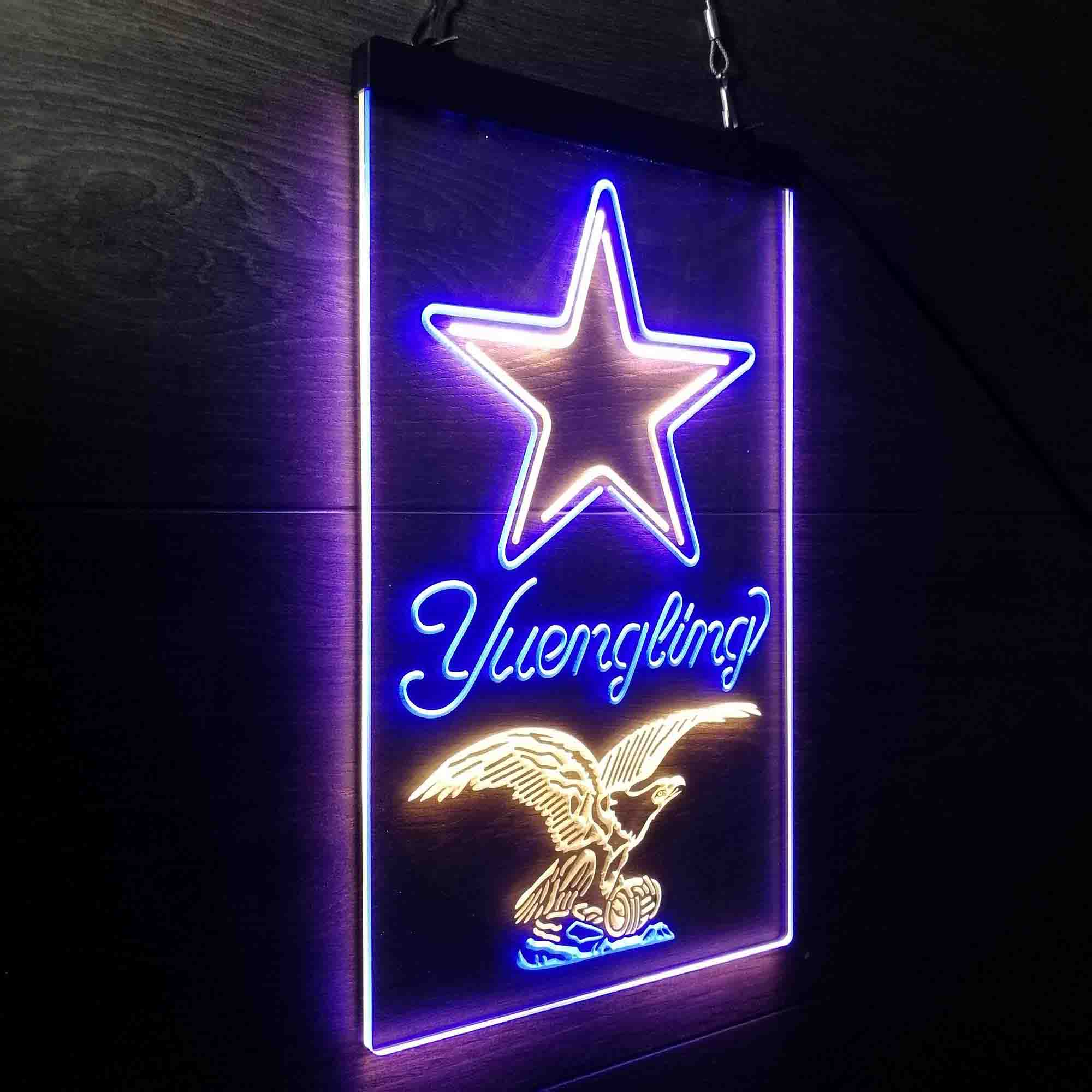 Yuengling Bar Dallas Cowboys Est. 1960 Neon-Like LED Light Sign