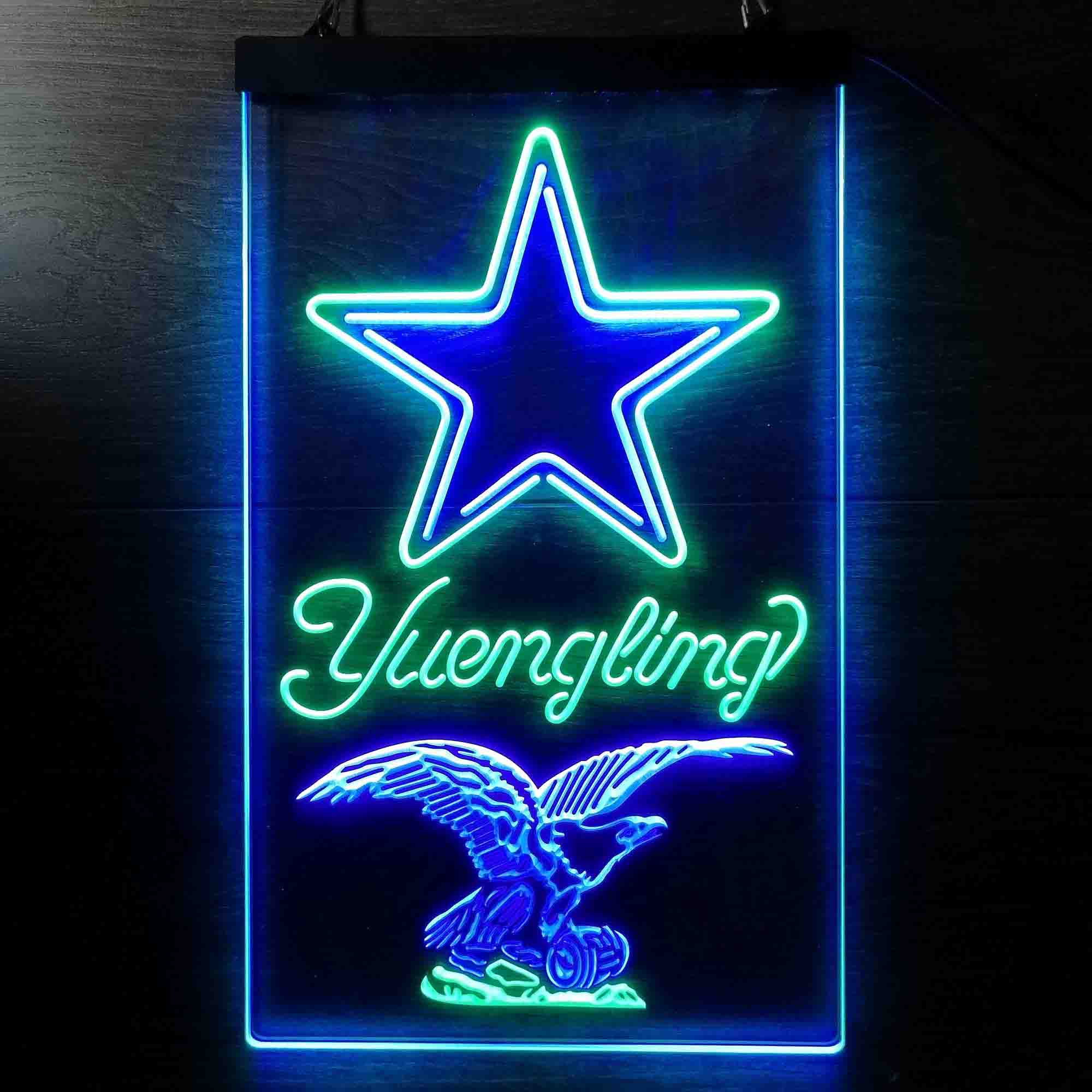 Yuengling Bar Dallas Cowboys Est. 1960 Neon-Like LED Light Sign